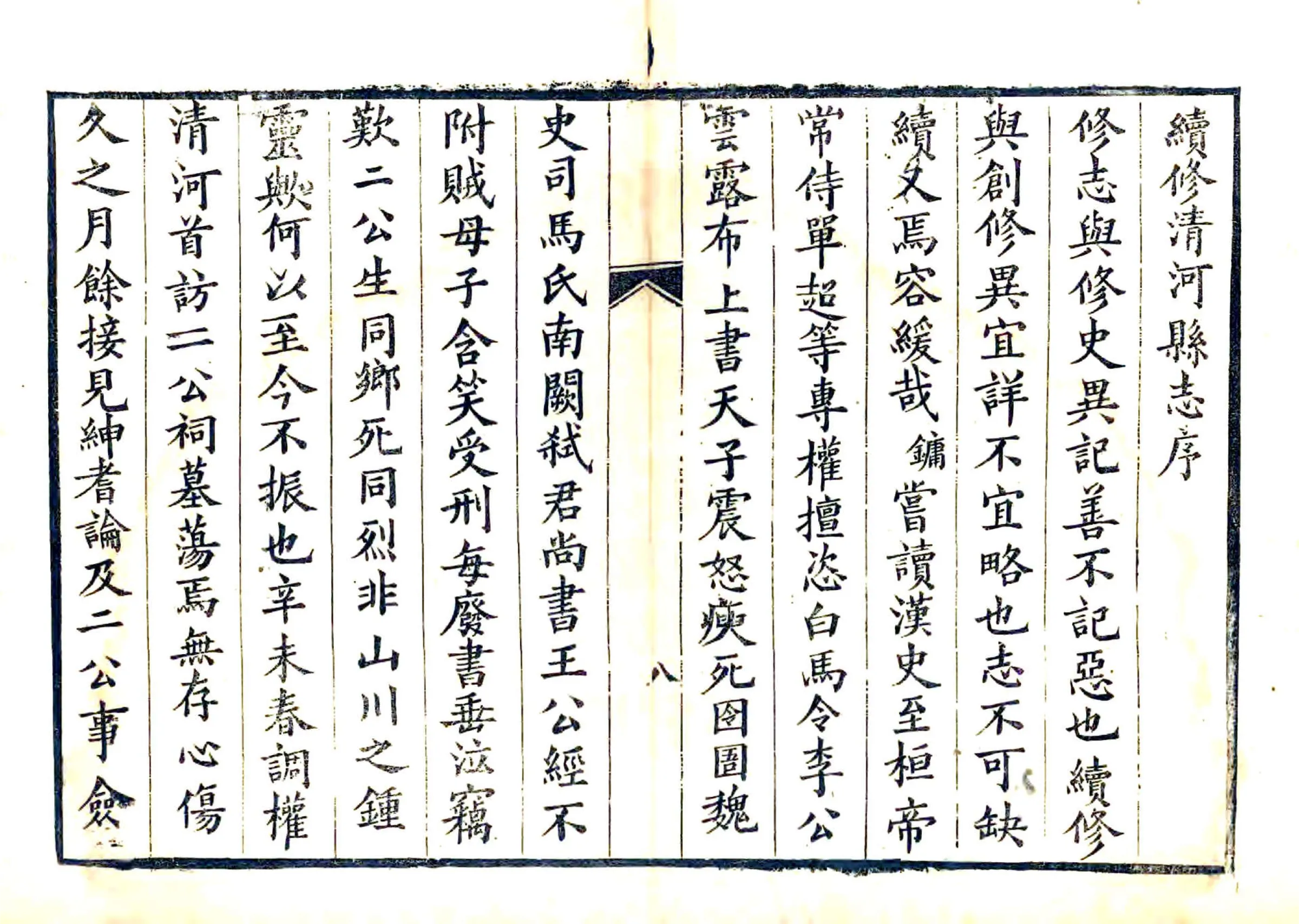 清河县志（同治） 在线预览第8页