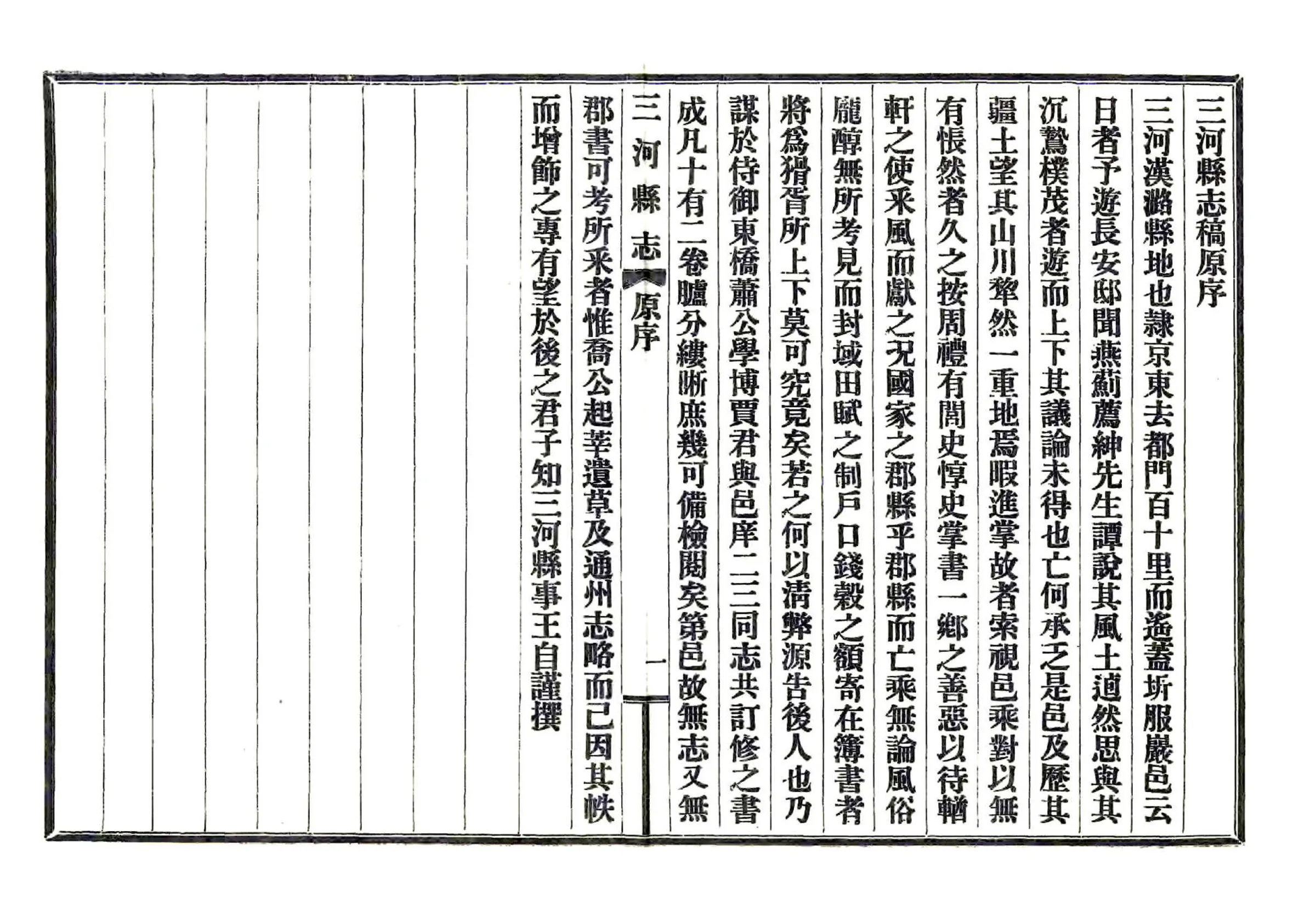 三河县志（乾隆 民国铅印本） 在线预览第6页