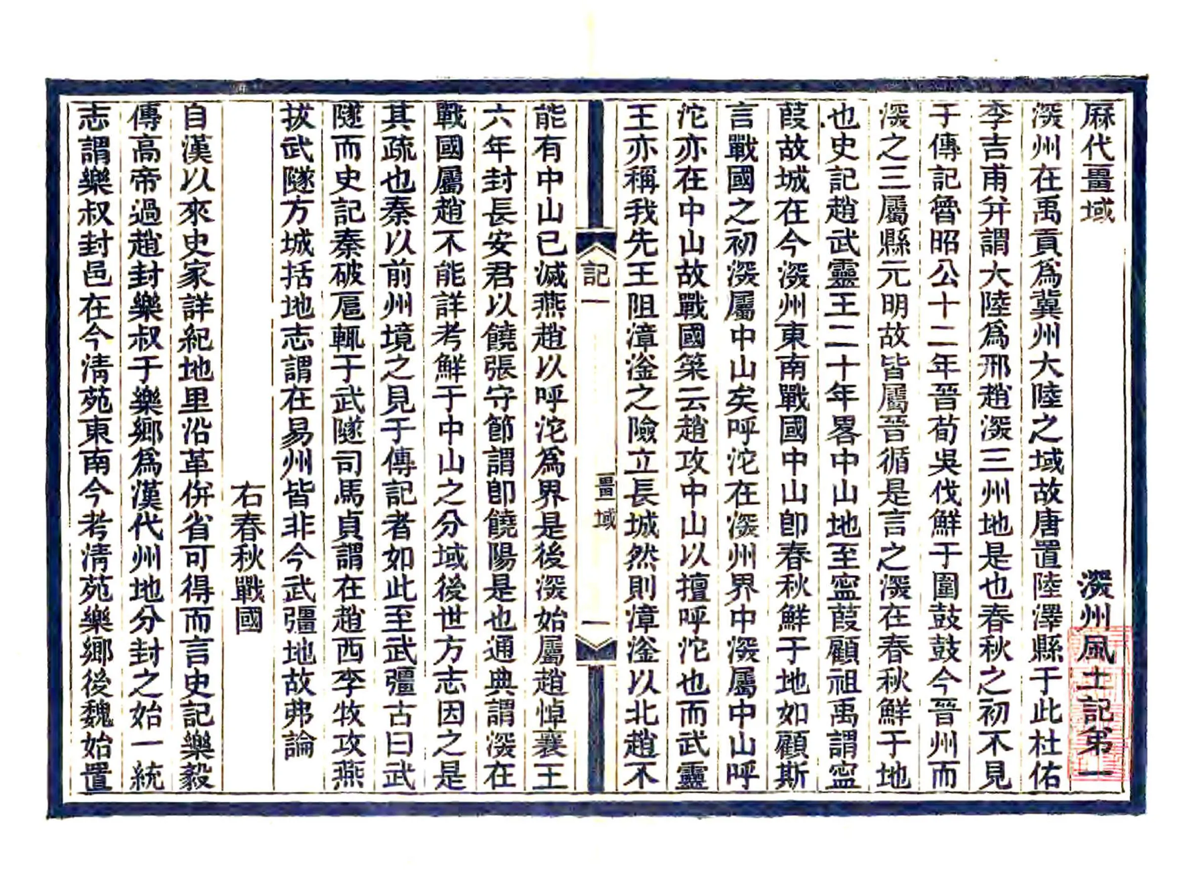 深州风土记（光绪） 在线预览第3页