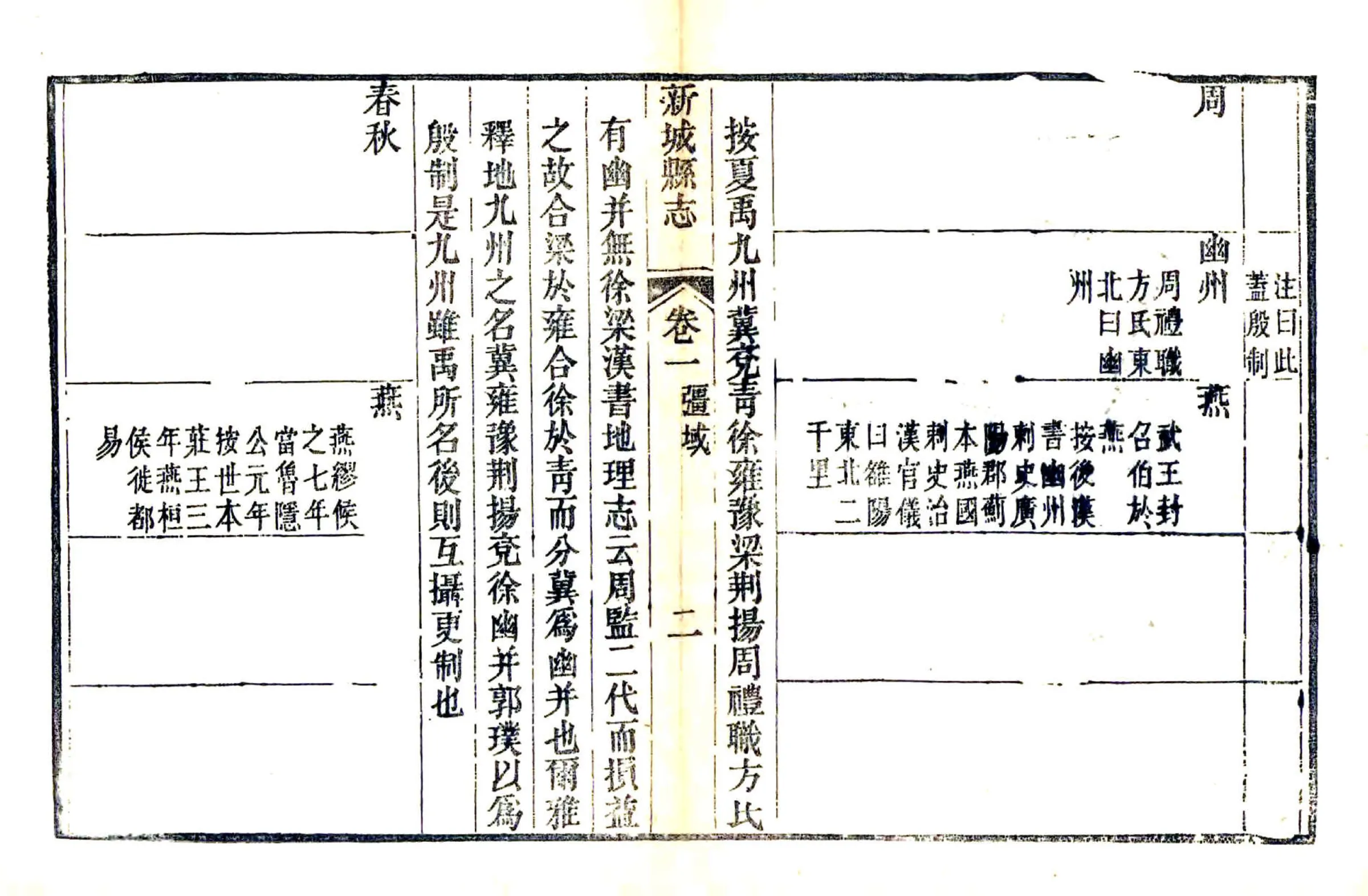 新城县志（道光） 在线预览第2页