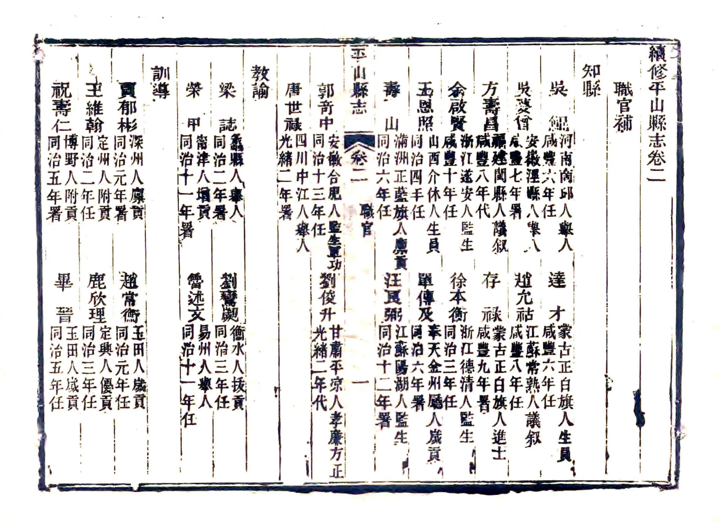 续修平山县志（光绪） 在线预览第5页
