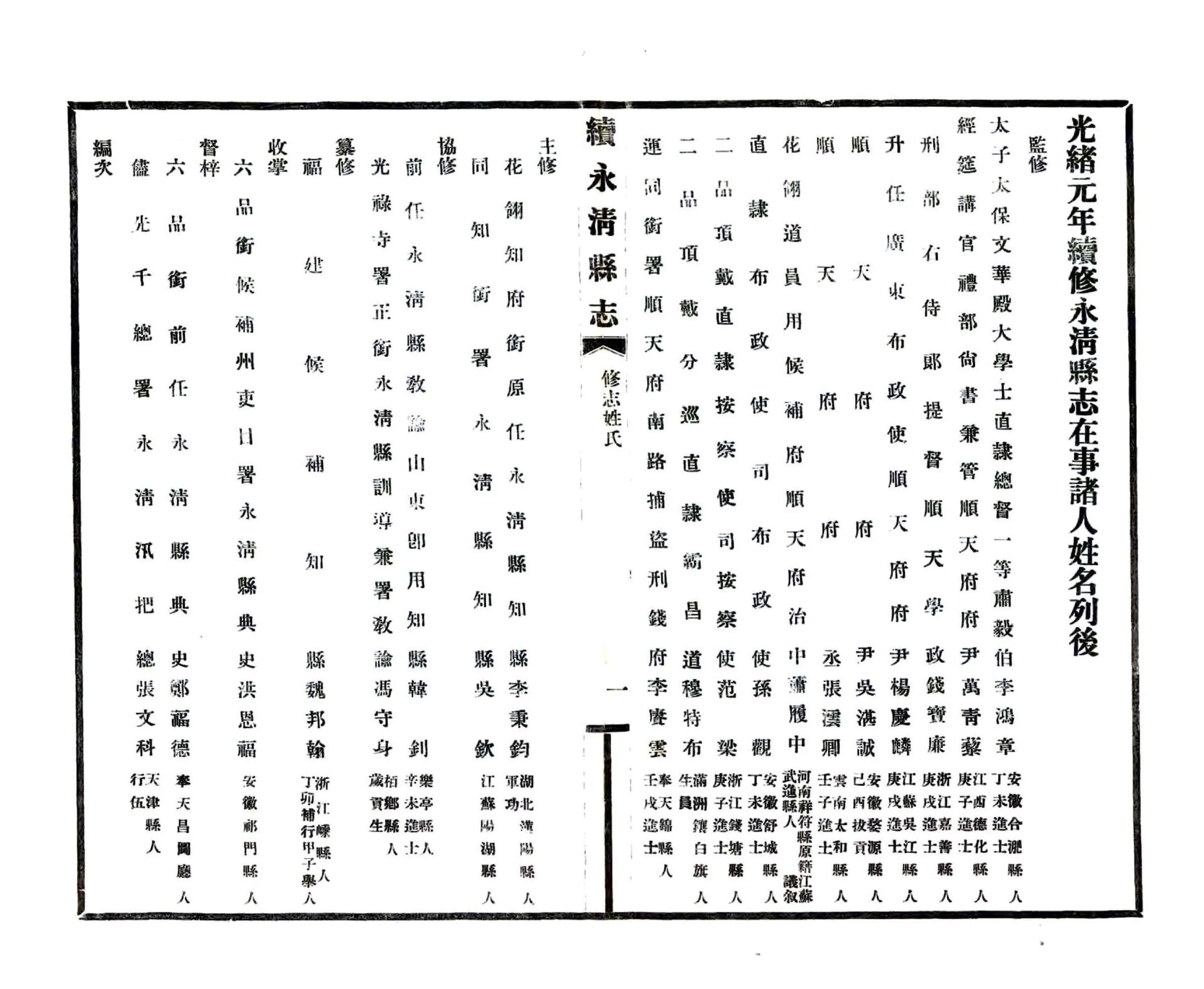 续永清县志（光绪 民国铅印本） 在线预览第5页