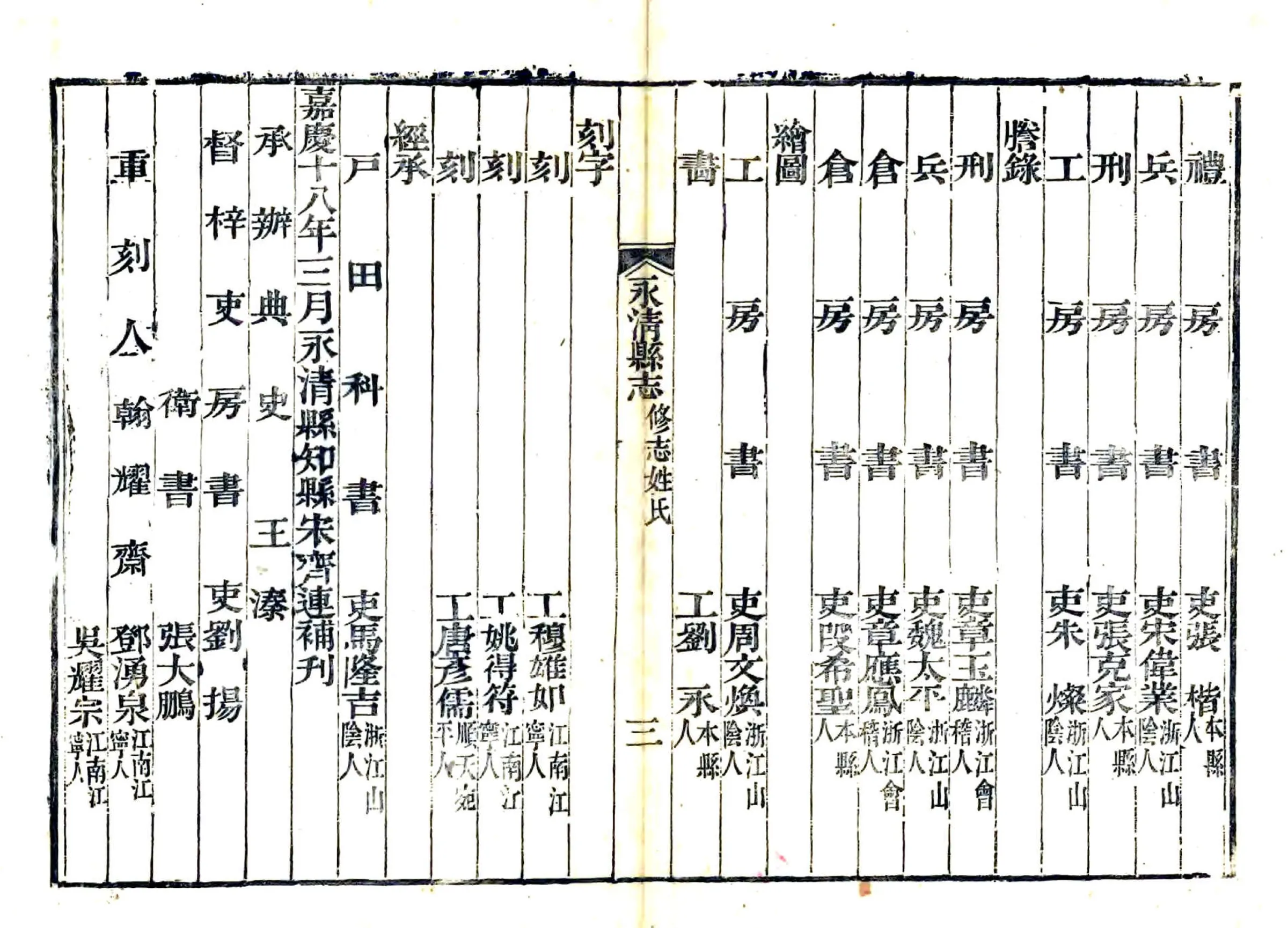 永清县志（乾隆 道光刻本） 在线预览第3页
