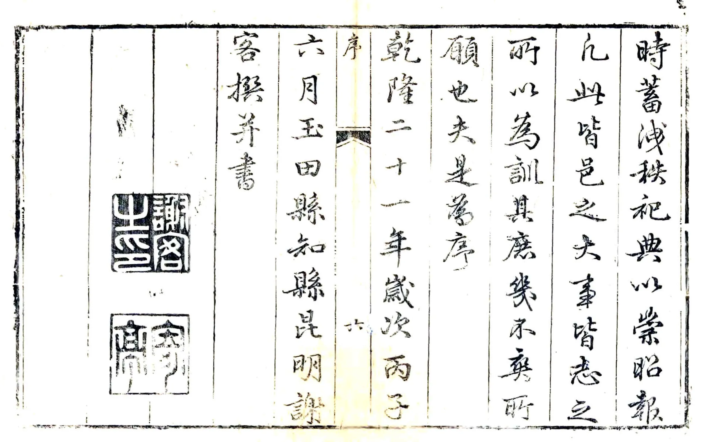 玉田县志（乾隆） 在线预览第6页