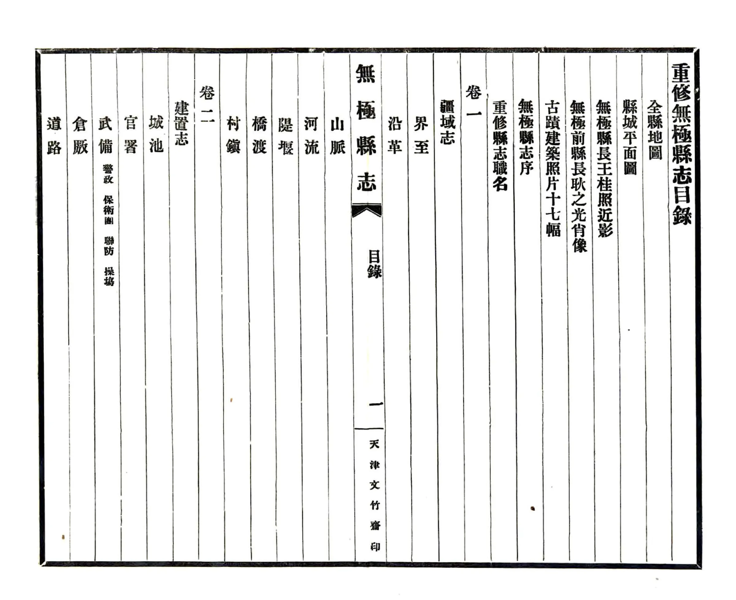 重修无极县志（民国） 在线预览第2页