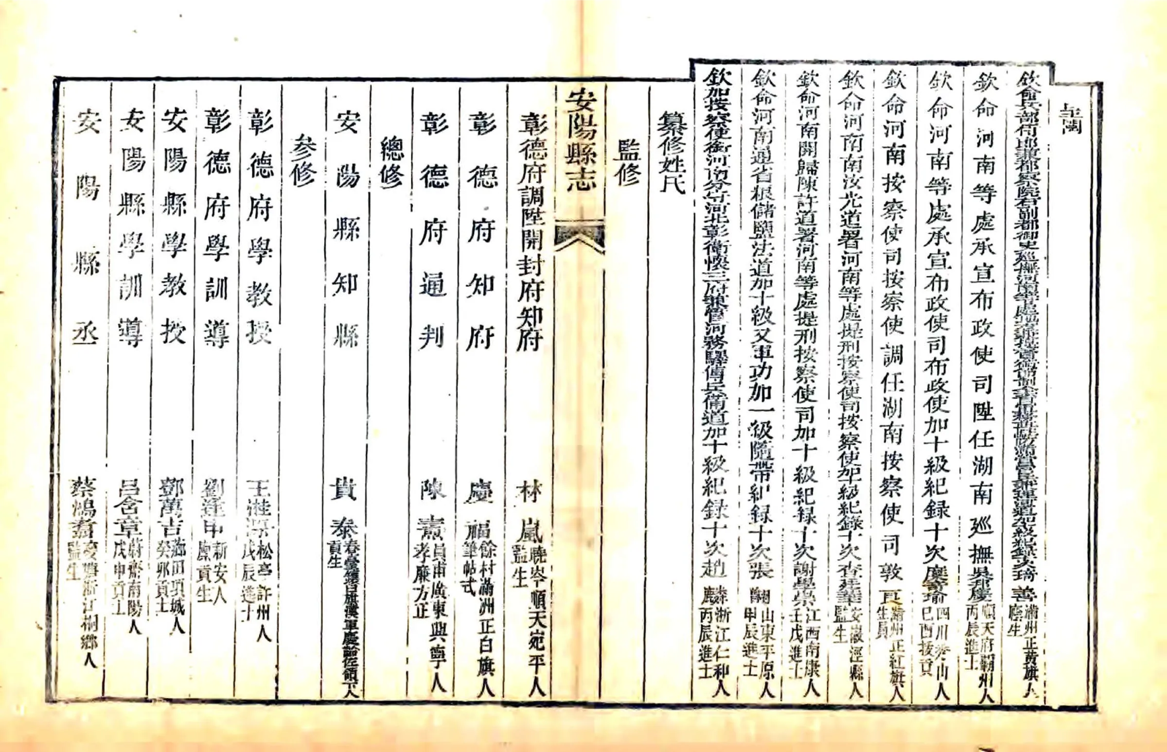 安阳县志（嘉庆24年） 在线预览第5页