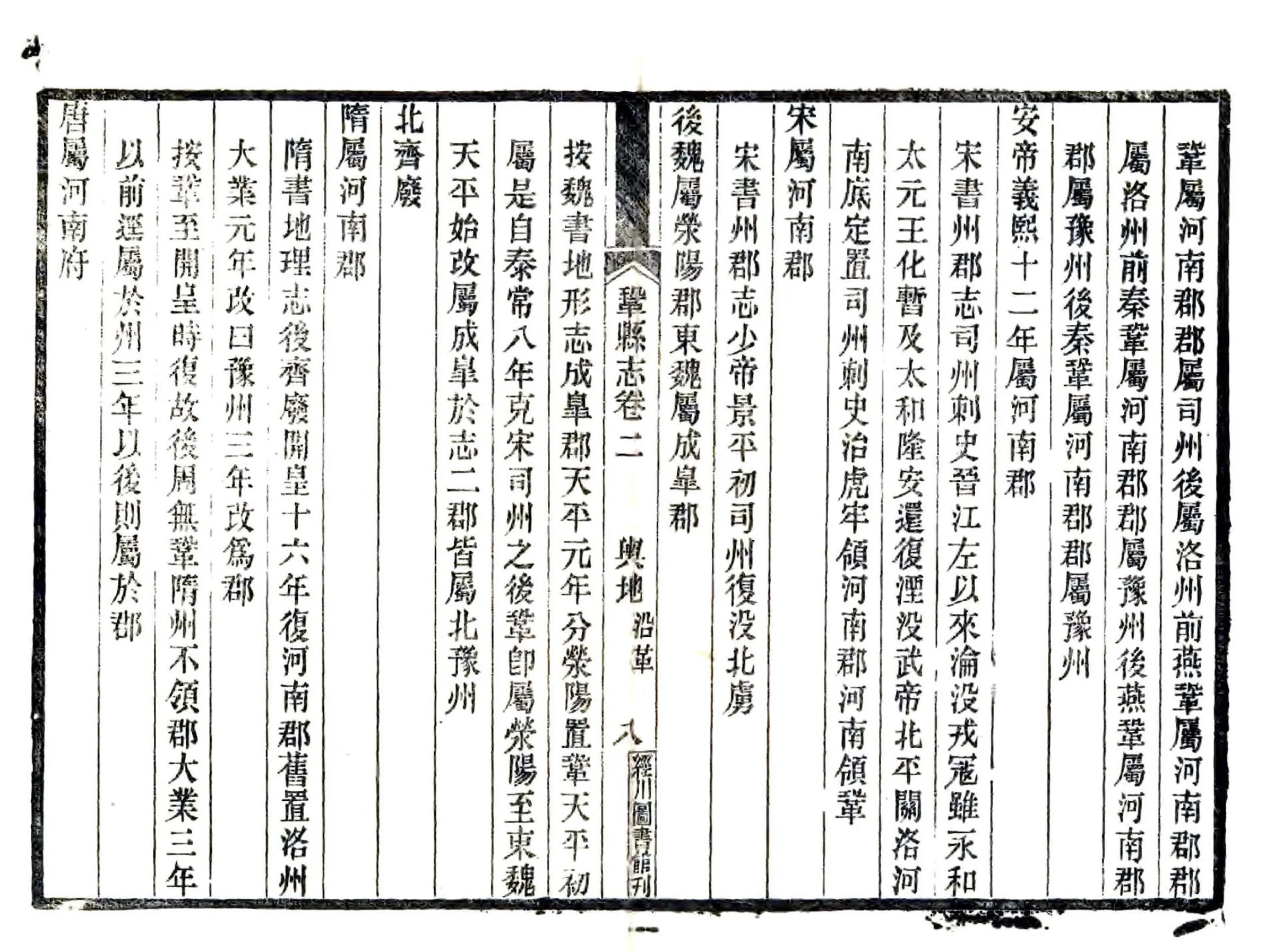 巩县志（民国） 在线预览第8页