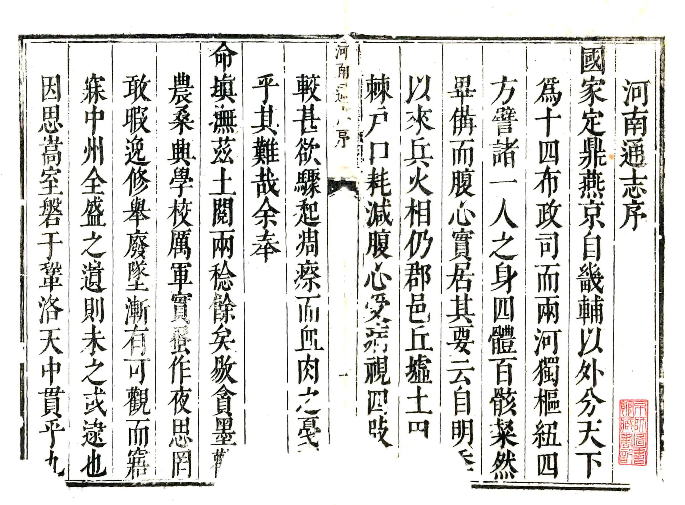 河南通志（康熙9年） 在线预览第1页