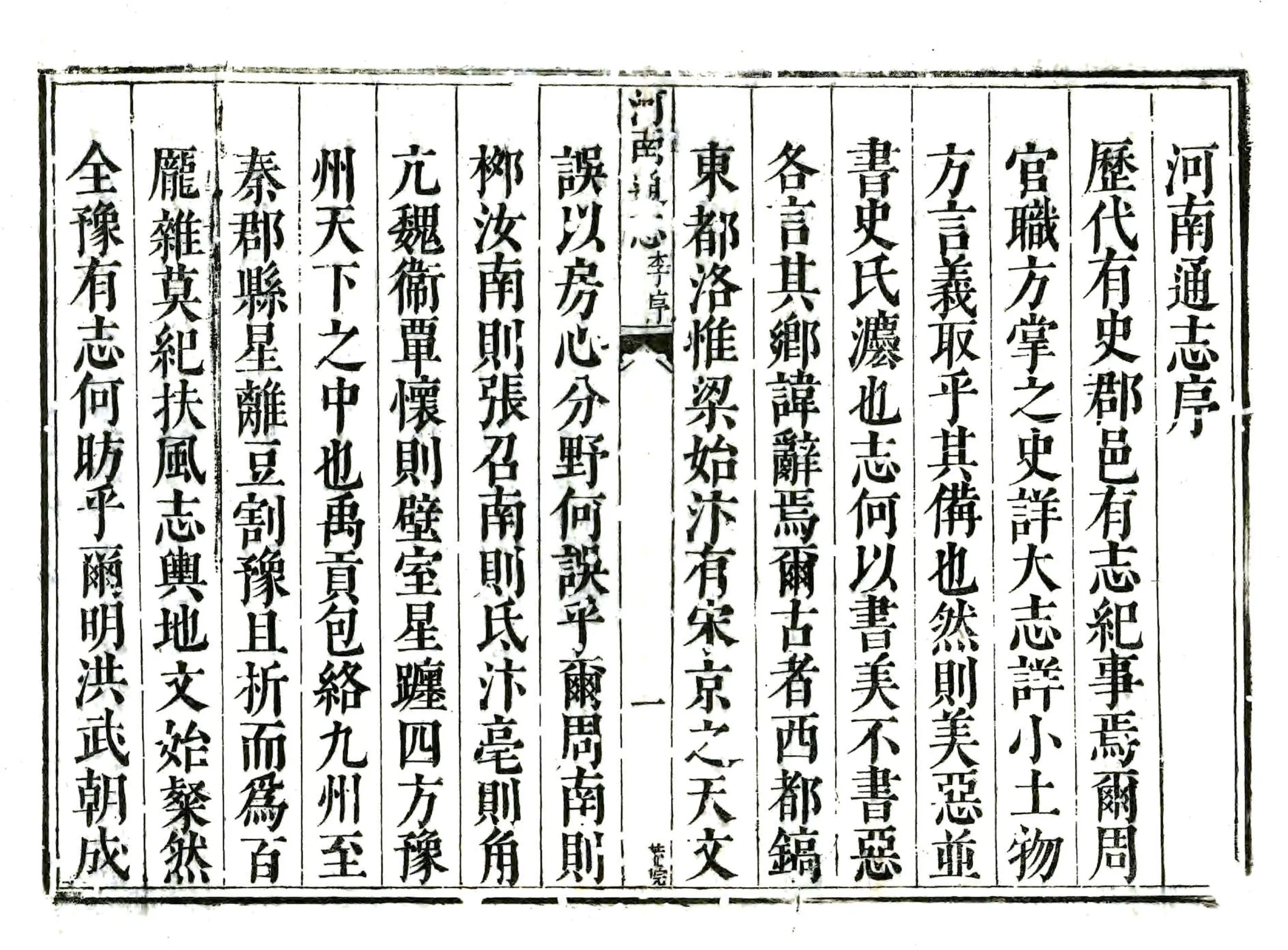 河南通志（康熙9年） 在线预览第8页