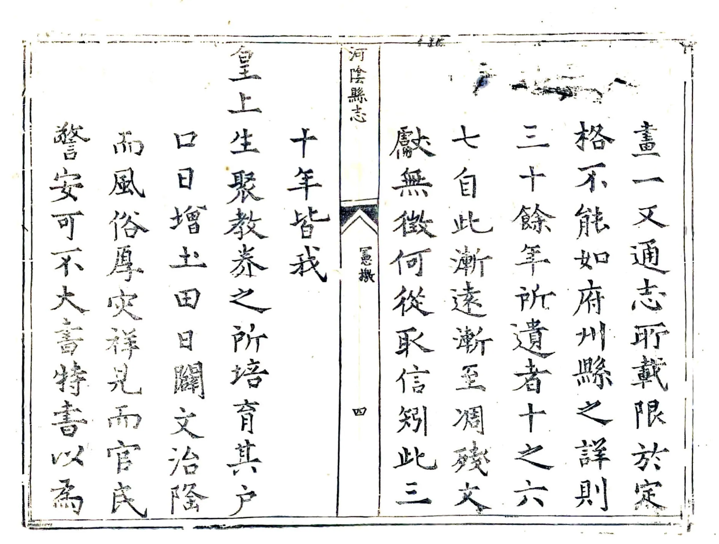 河阴县志（康熙） 在线预览第4页