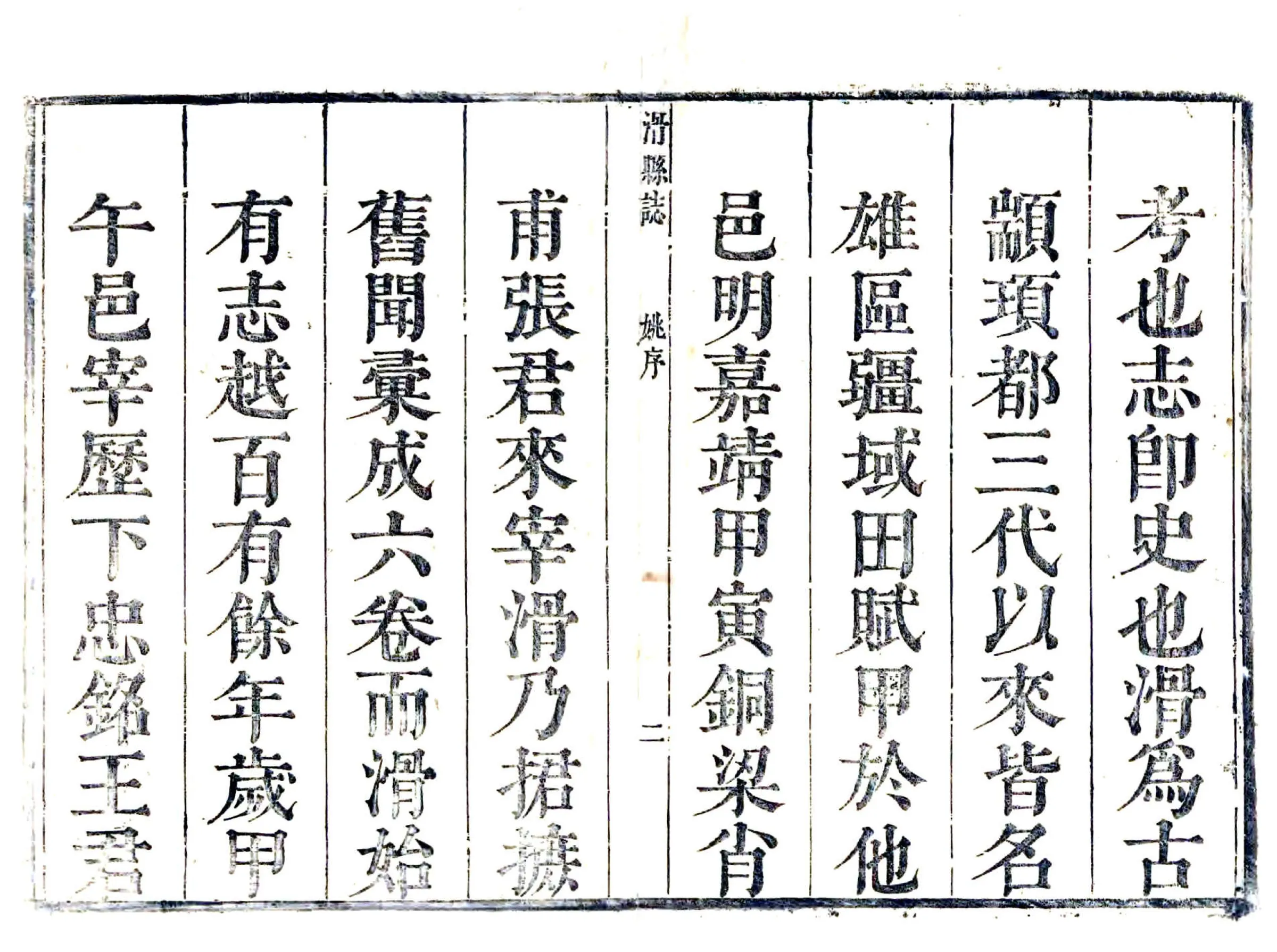 滑县志（康熙） 在线预览第2页