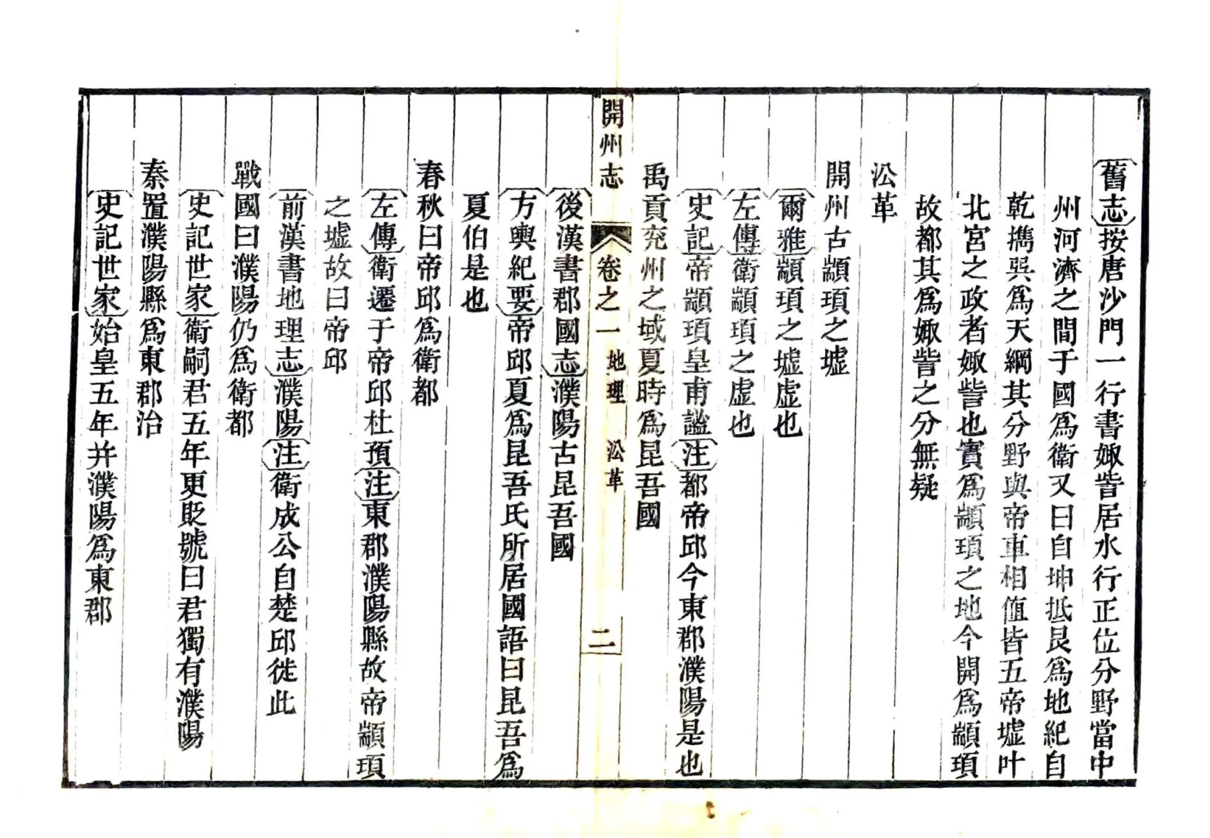 开州志（嘉庆） 在线预览第2页