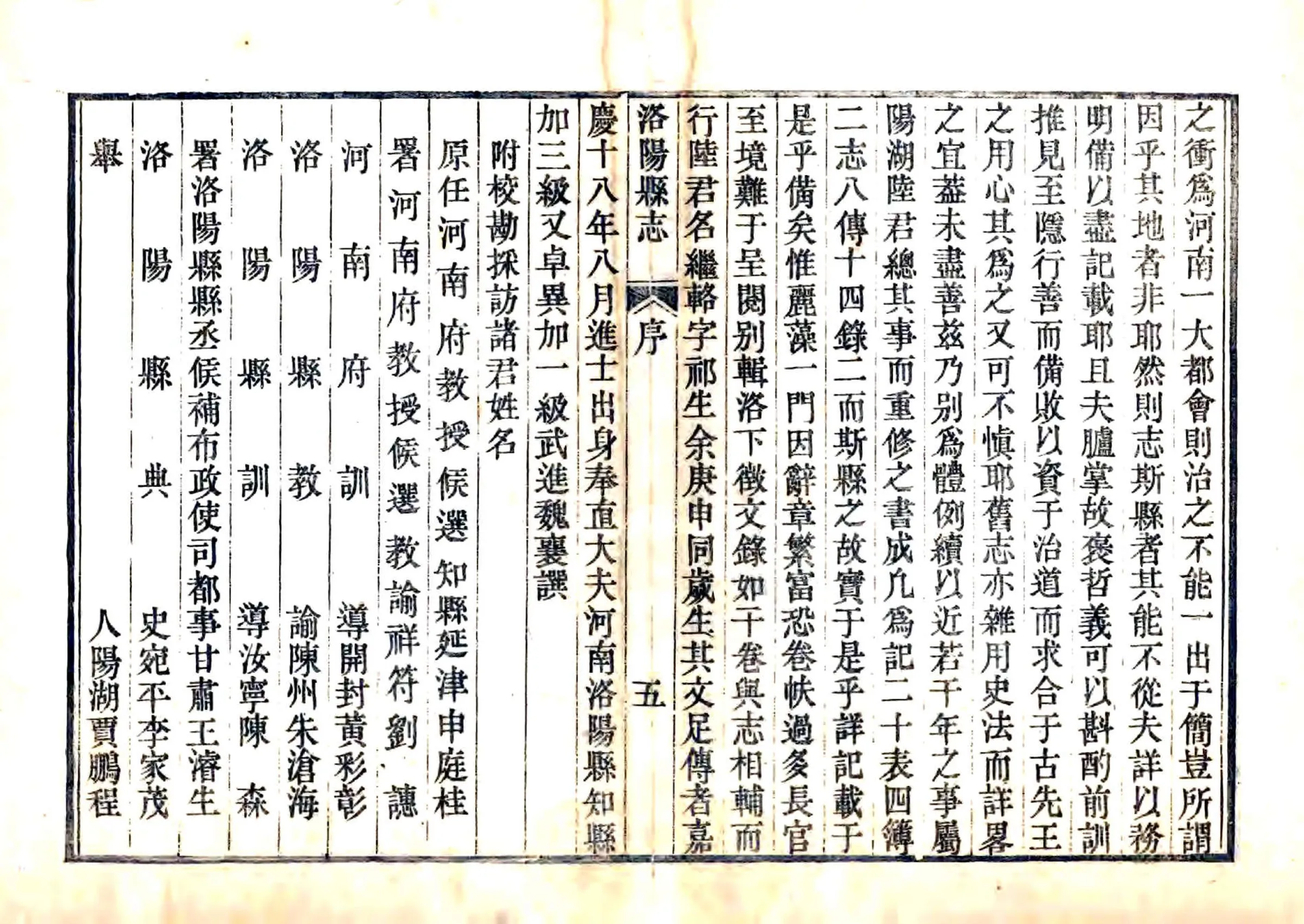 洛阳县志（嘉庆） 在线预览第5页