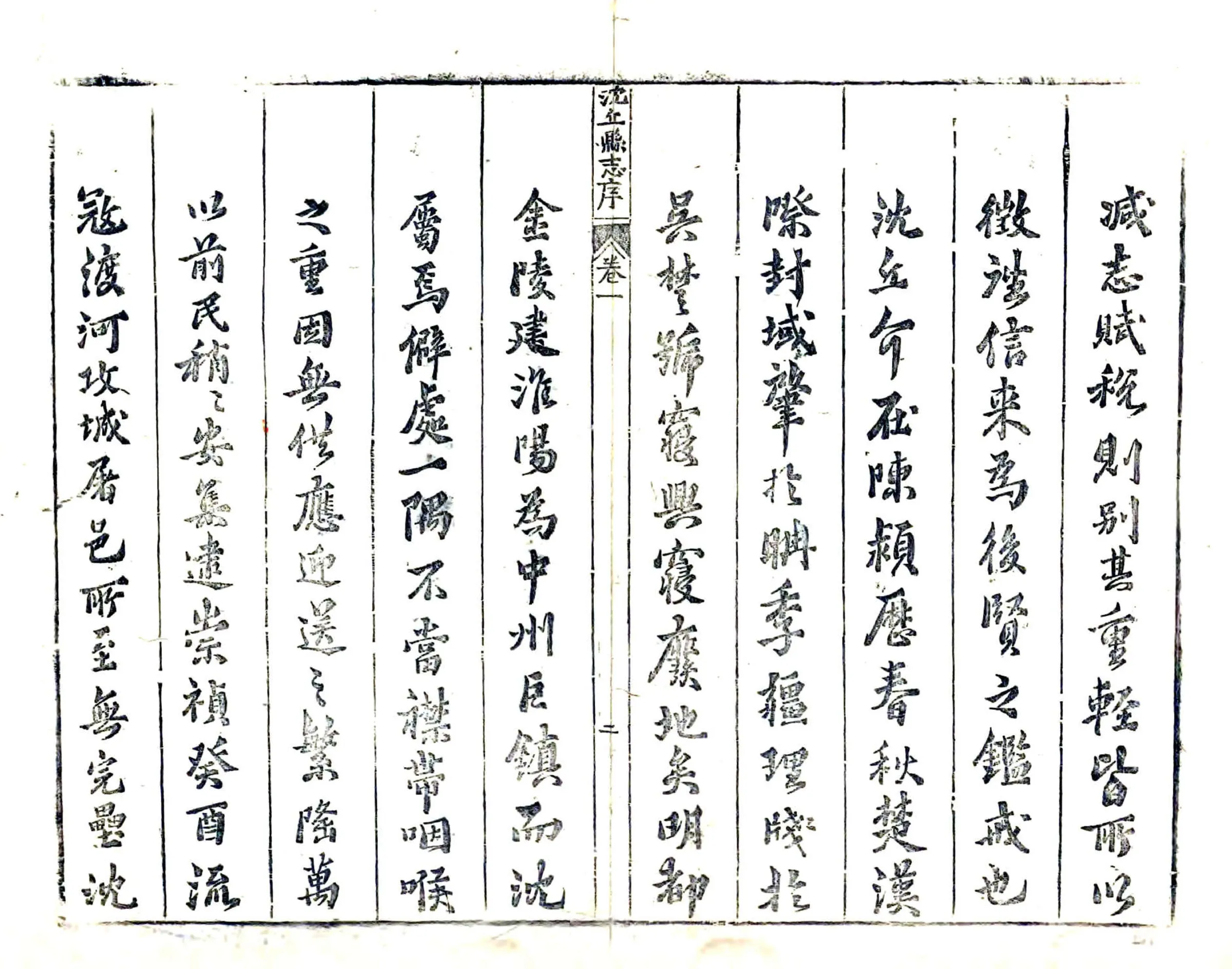 沈丘县志（顺治） 在线预览第6页