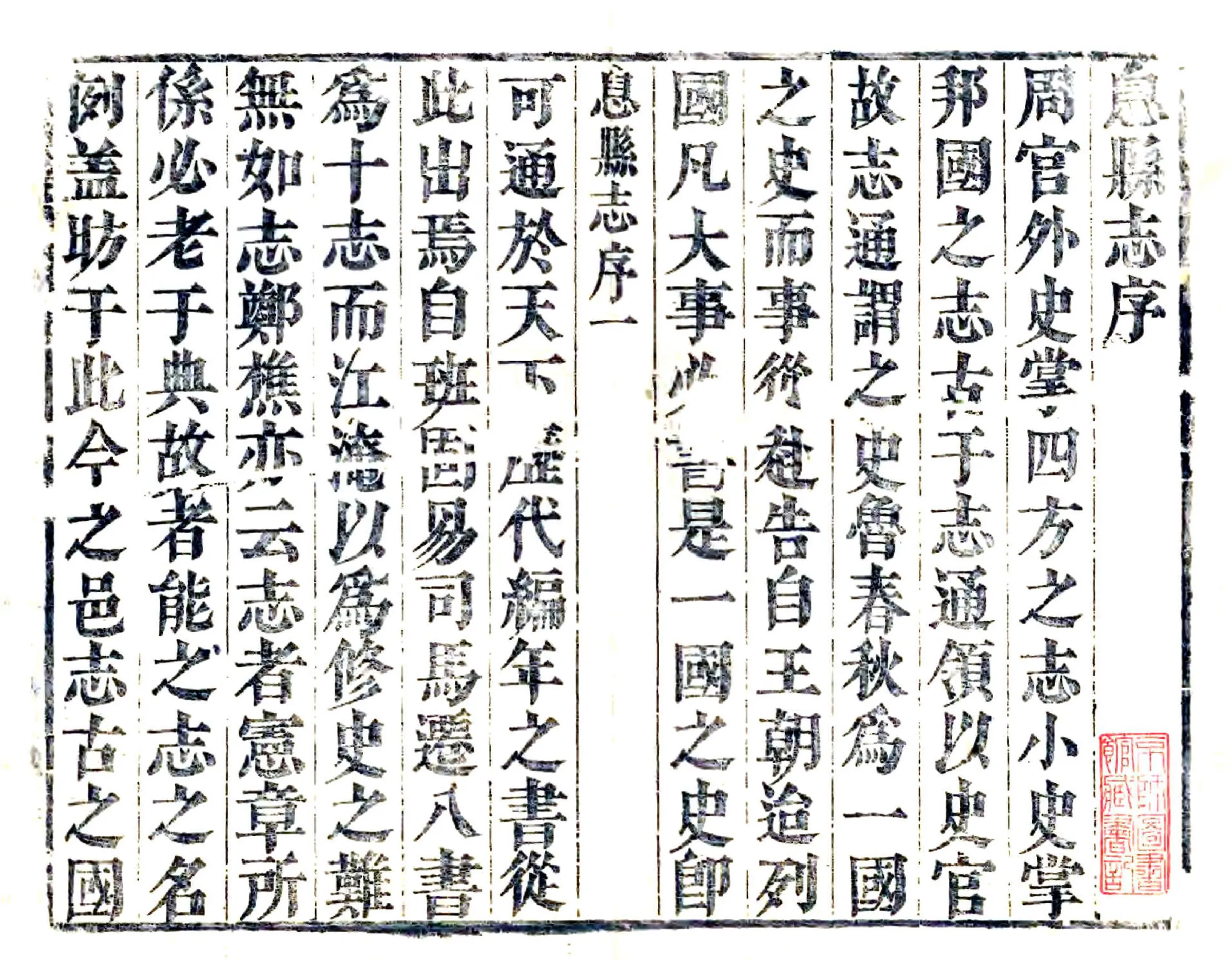 息县志（顺治） 在线预览第1页