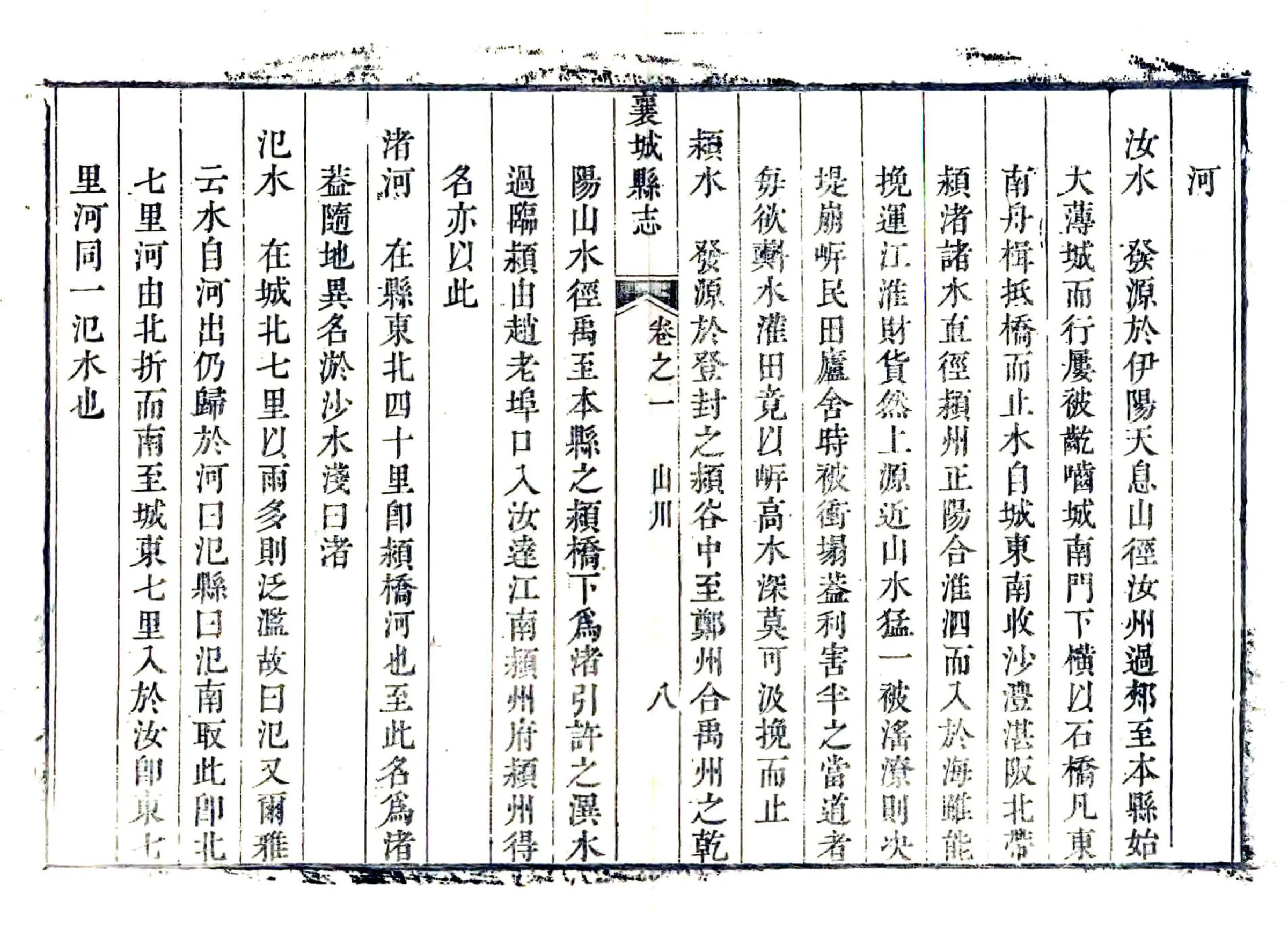 襄城县志（乾隆） 在线预览第8页