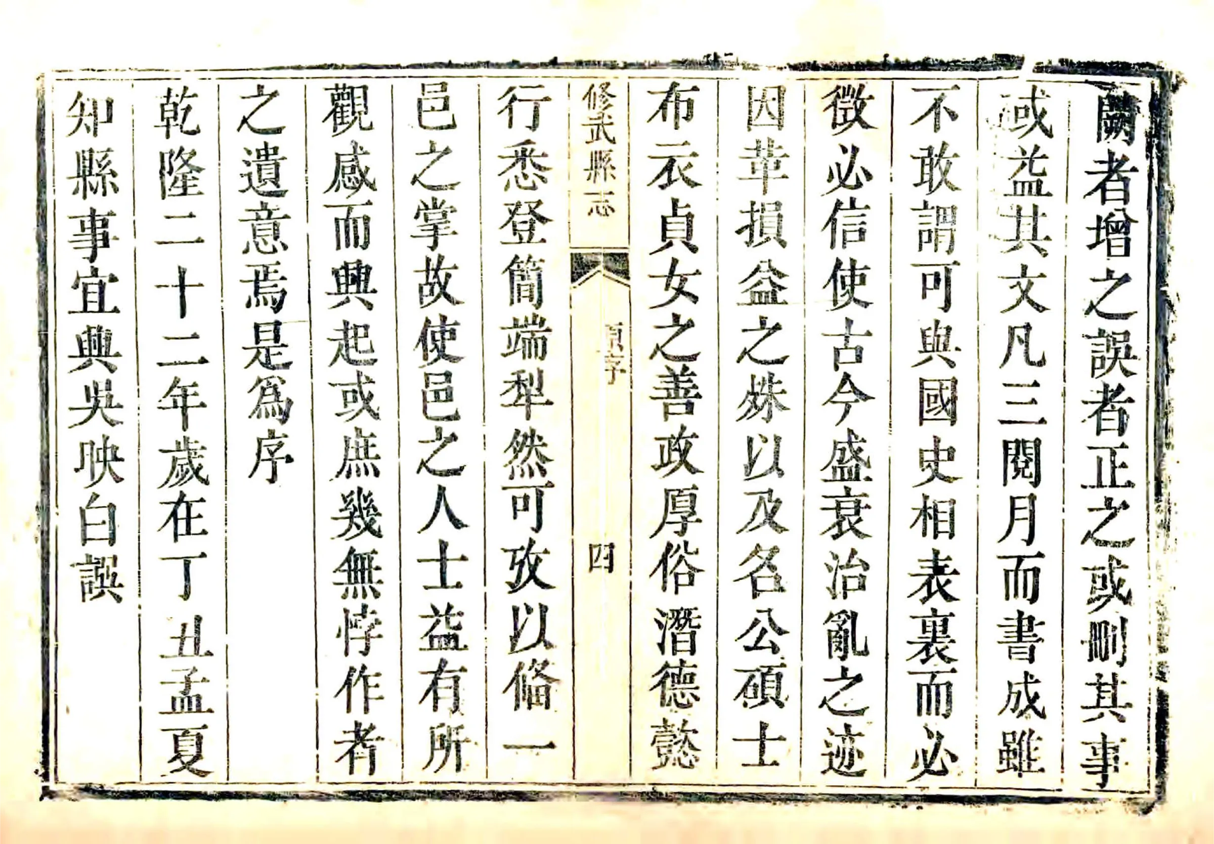 修武县志（乾隆） 在线预览第4页