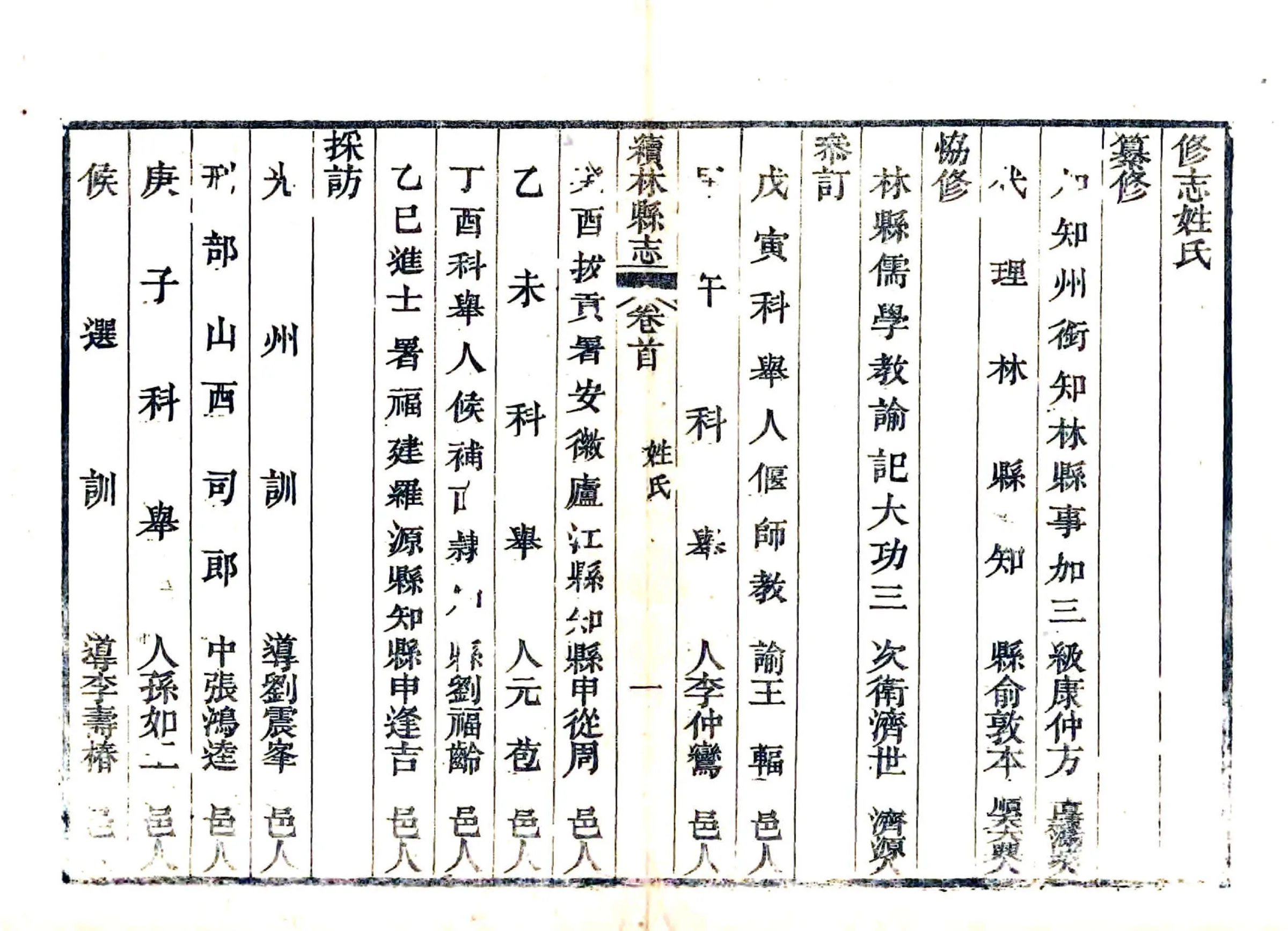 续林县志（咸丰） 在线预览第5页