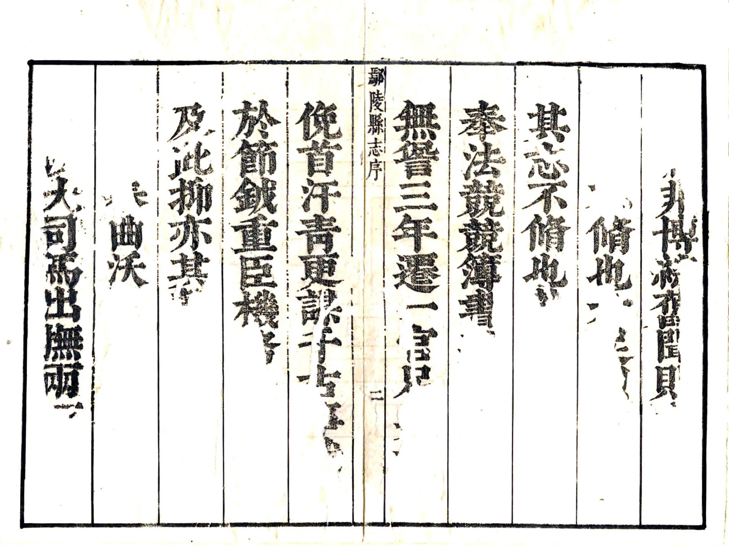 鄢陵县志（顺治） 在线预览第3页