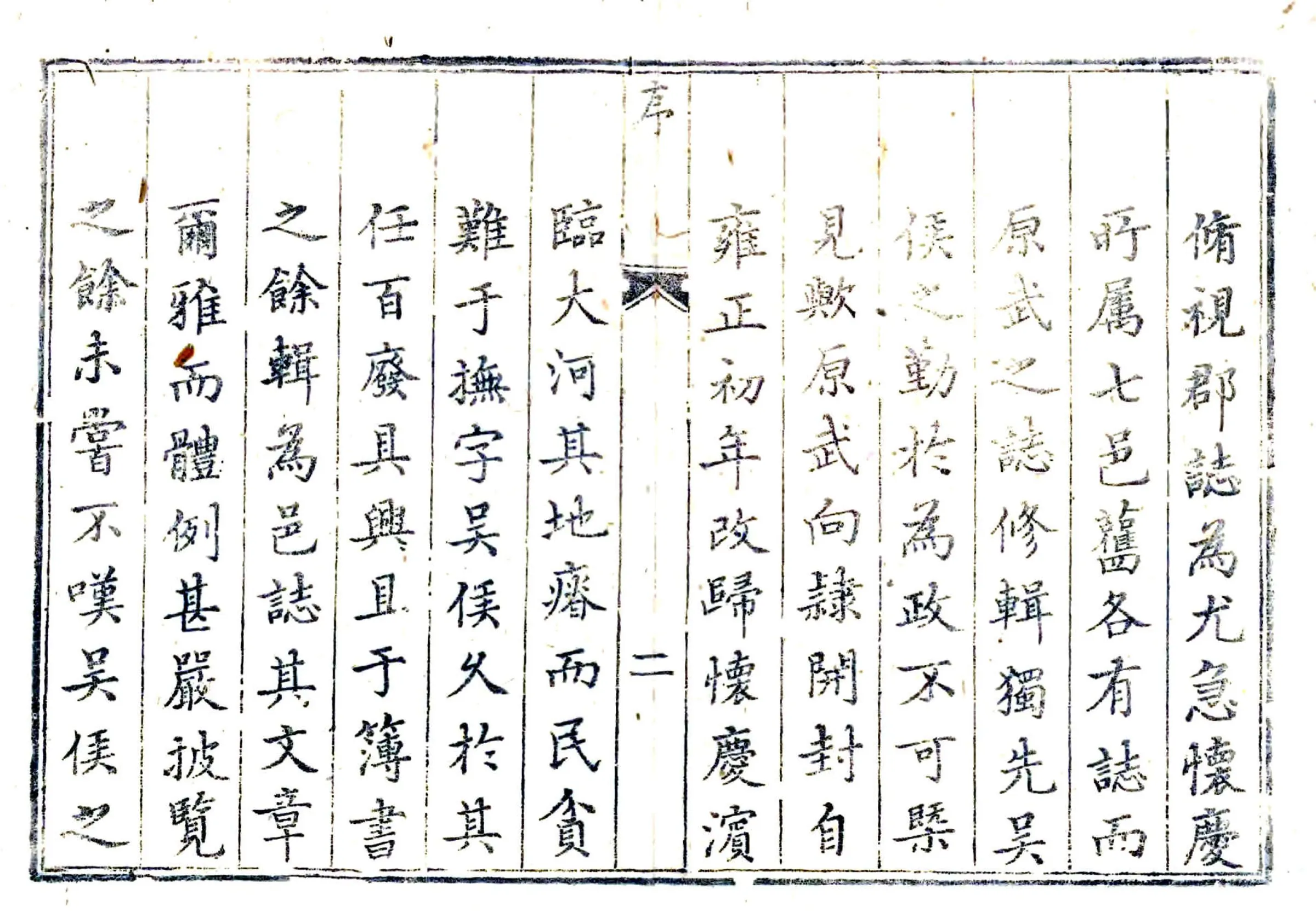 原武县志（乾隆） 在线预览第2页