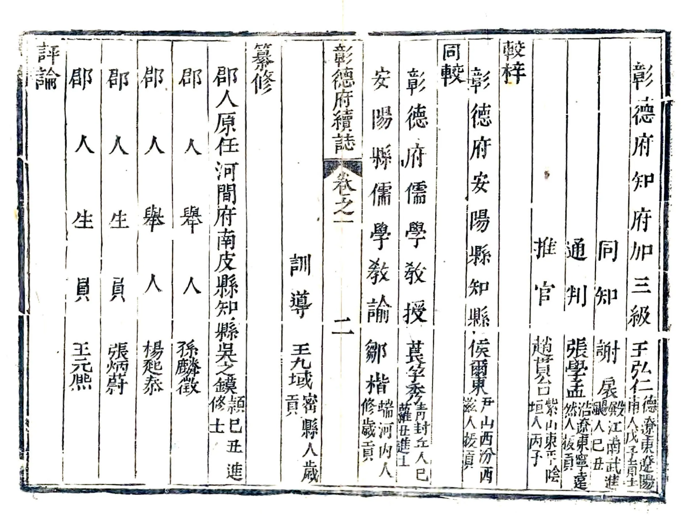 彰德府续志（顺治） 在线预览第5页
