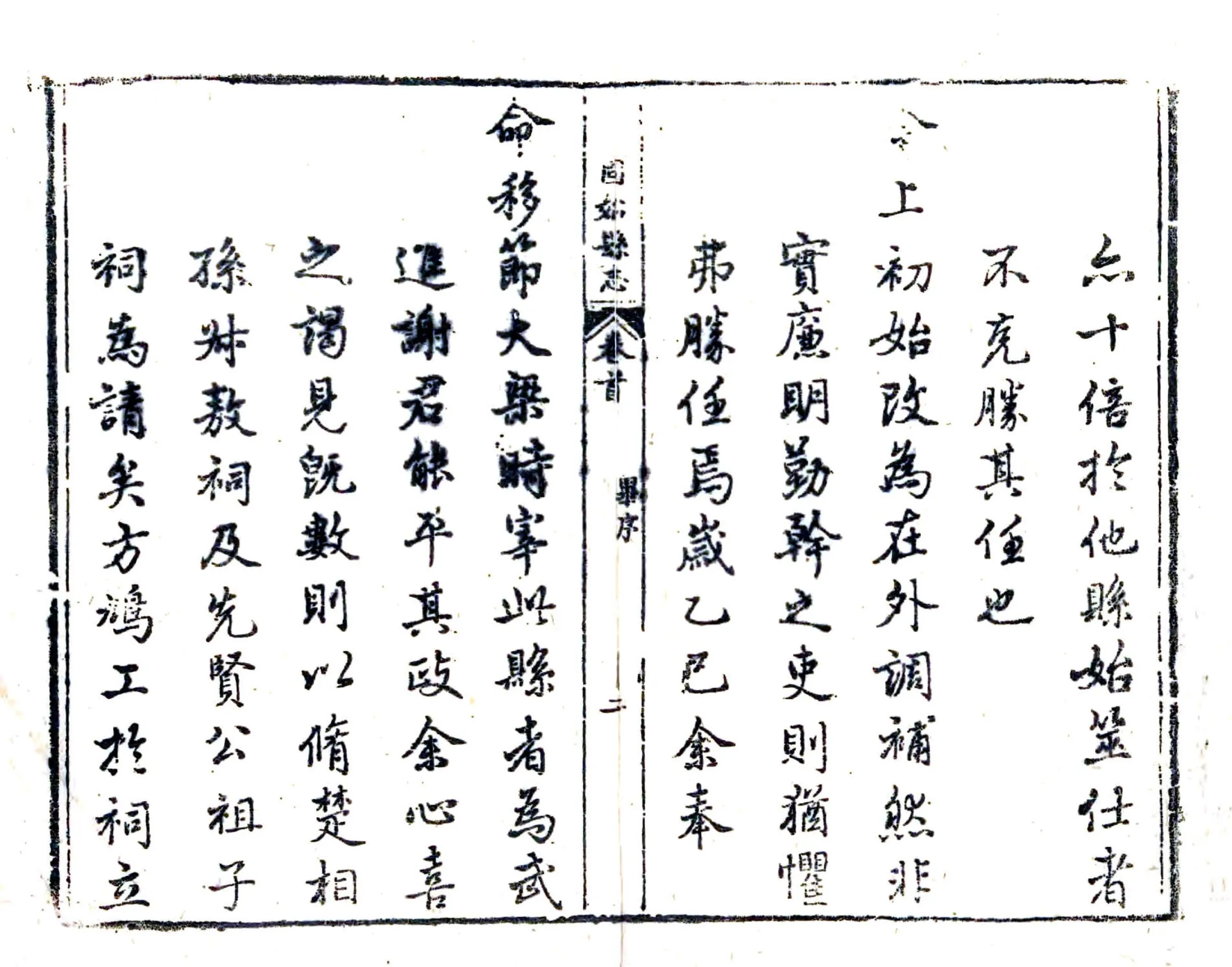 重修固始县志（乾隆51年） 在线预览第2页