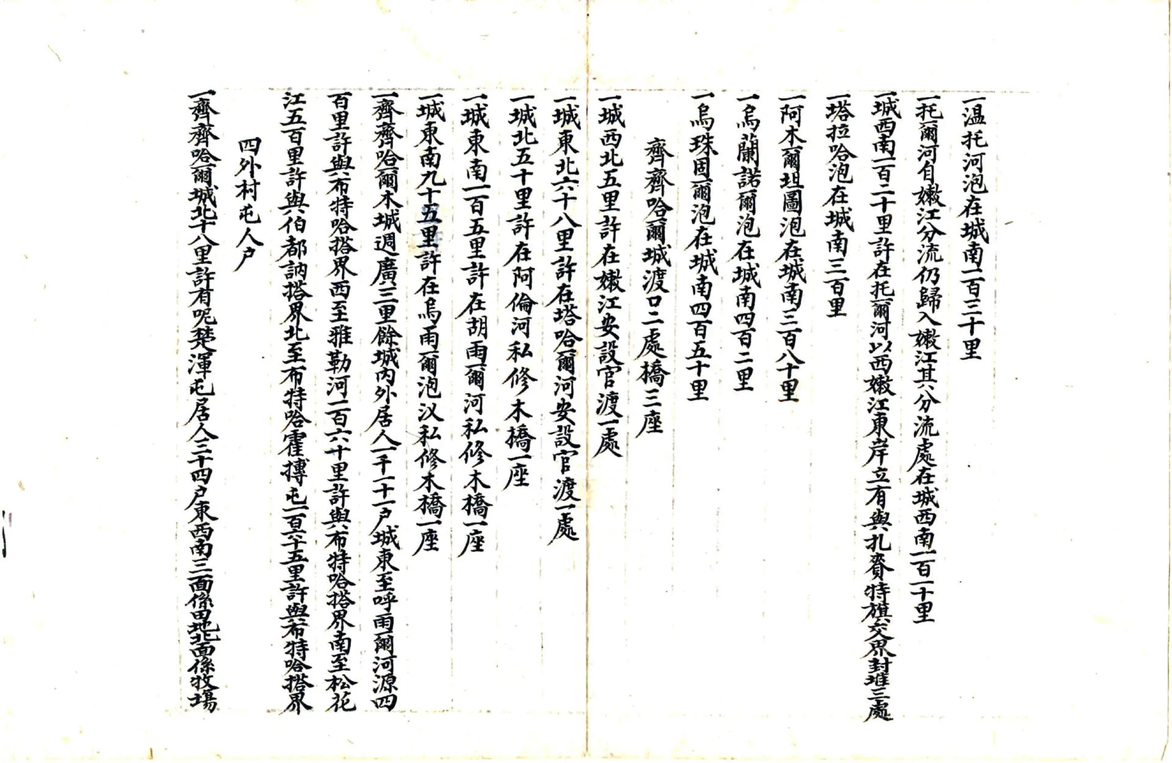 黑龙江全省四至地图全集（清末） 在线预览第4页
