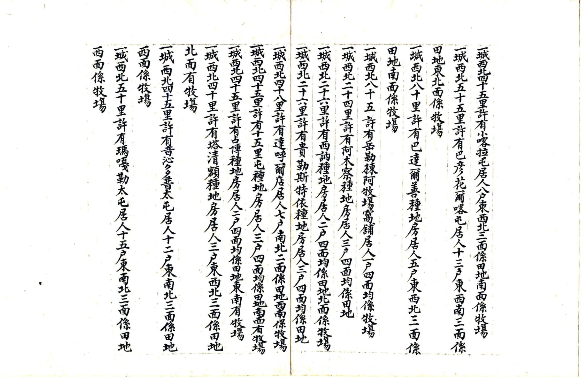 黑龙江全省四至地图全集（清末） 在线预览第7页