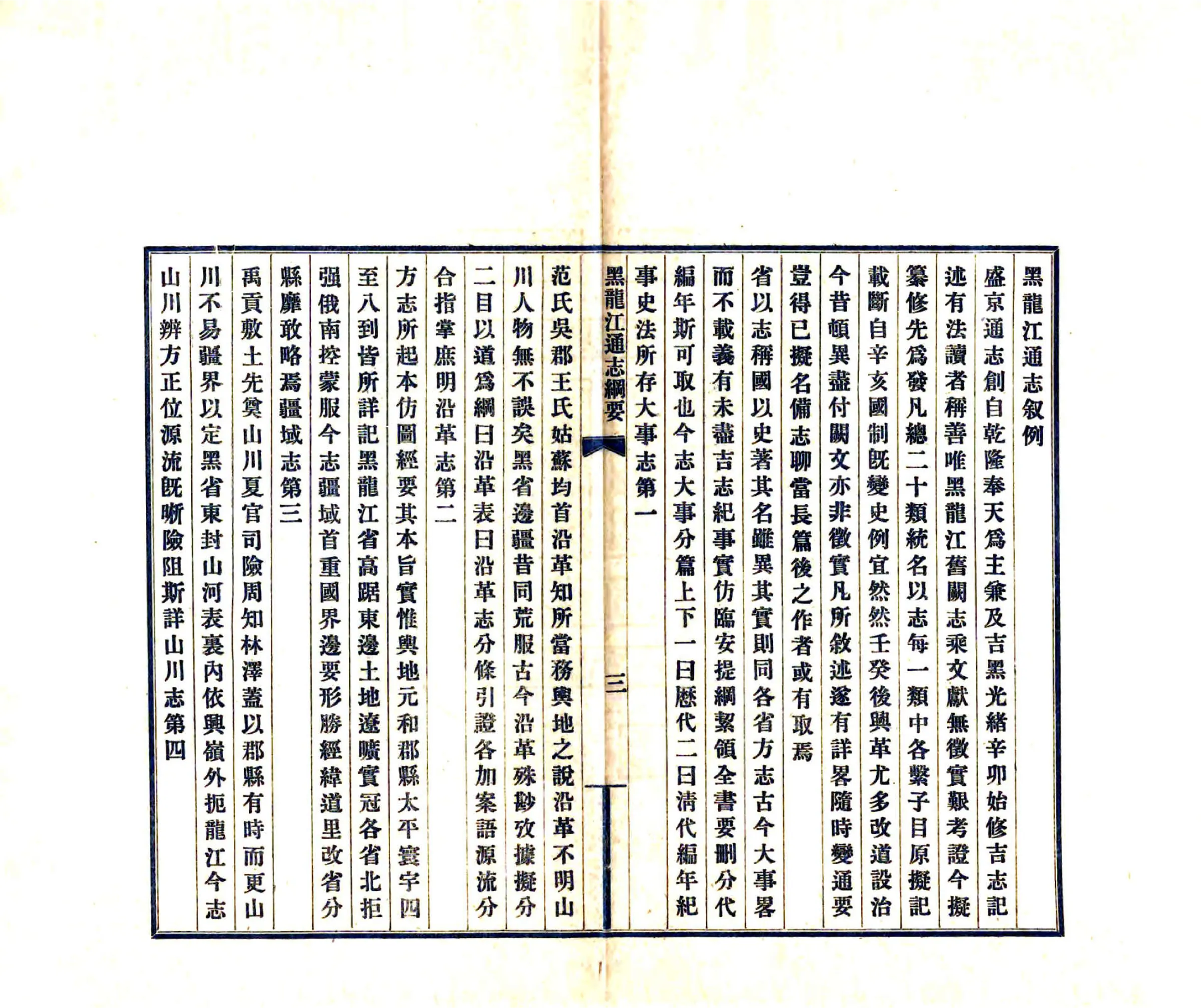 黑龙江通志纲要（民国） 在线预览第4页