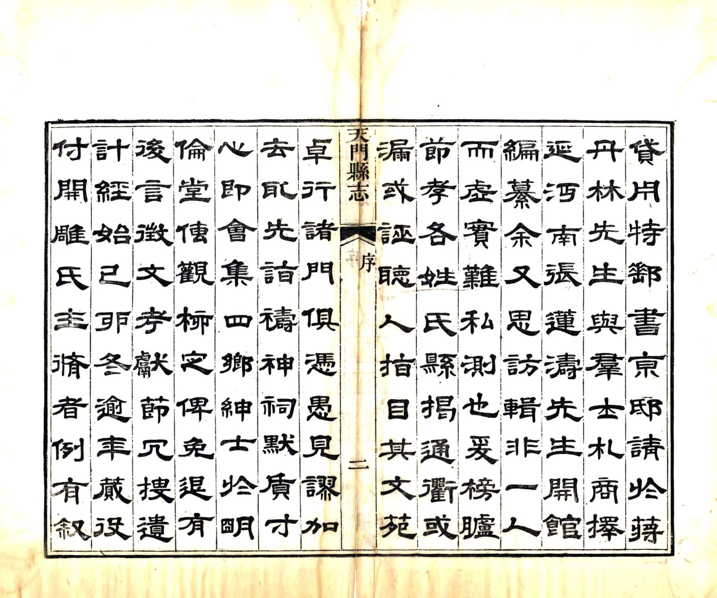 天门县志（道光） 在线预览第8页