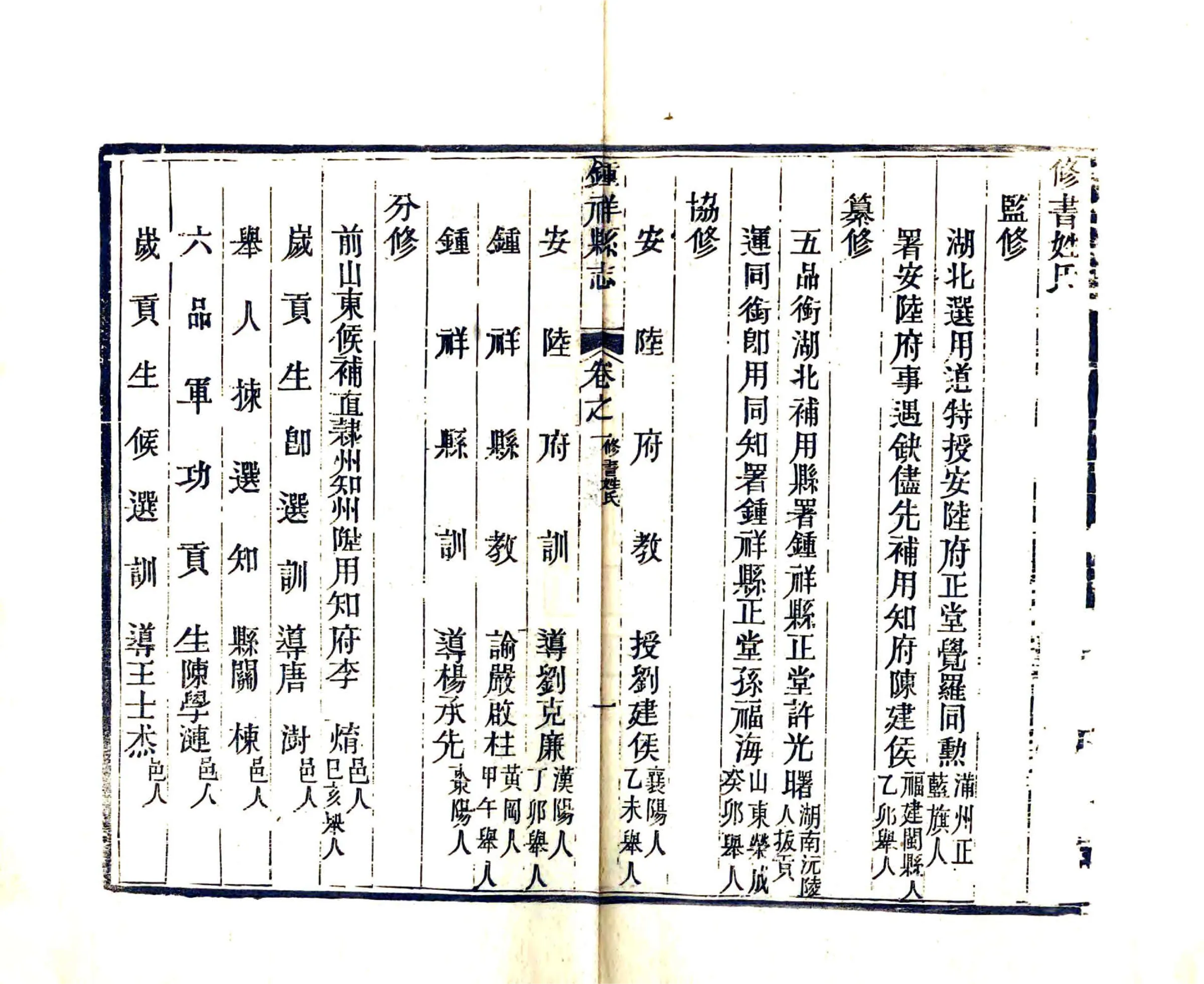钟祥县志（同治） 在线预览第8页