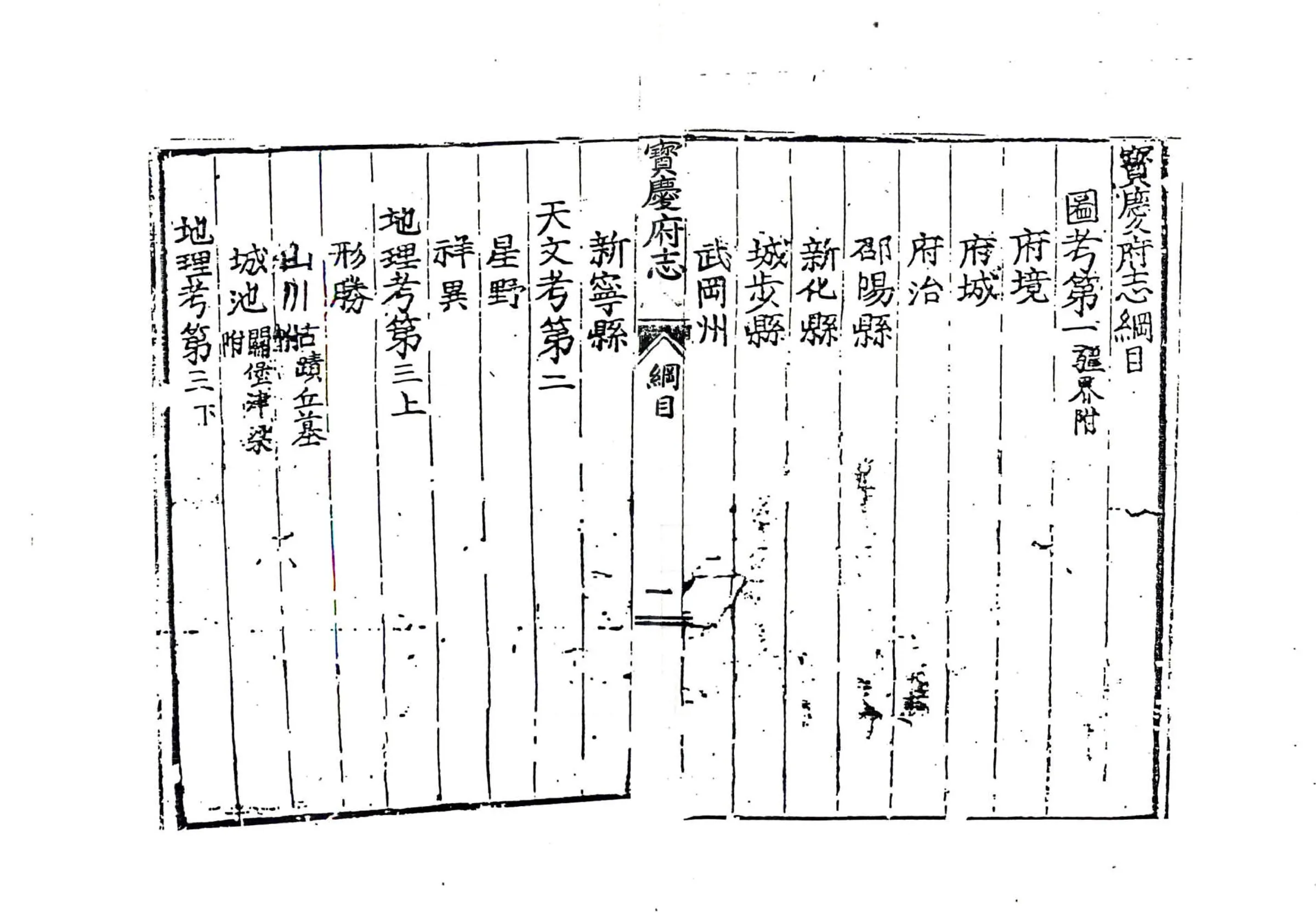 宝庆府志（隆庆） 在线预览第5页