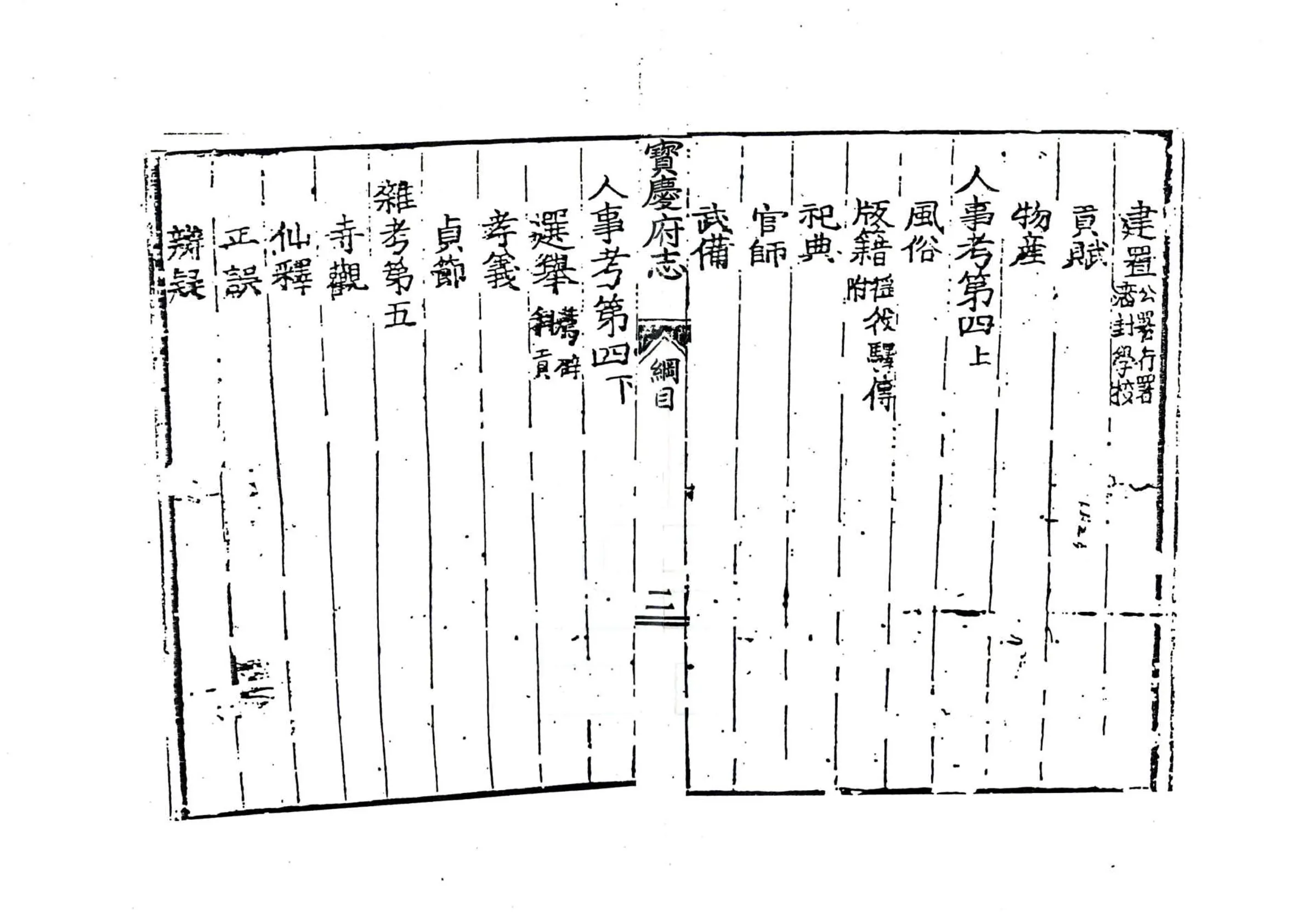 宝庆府志（隆庆） 在线预览第6页