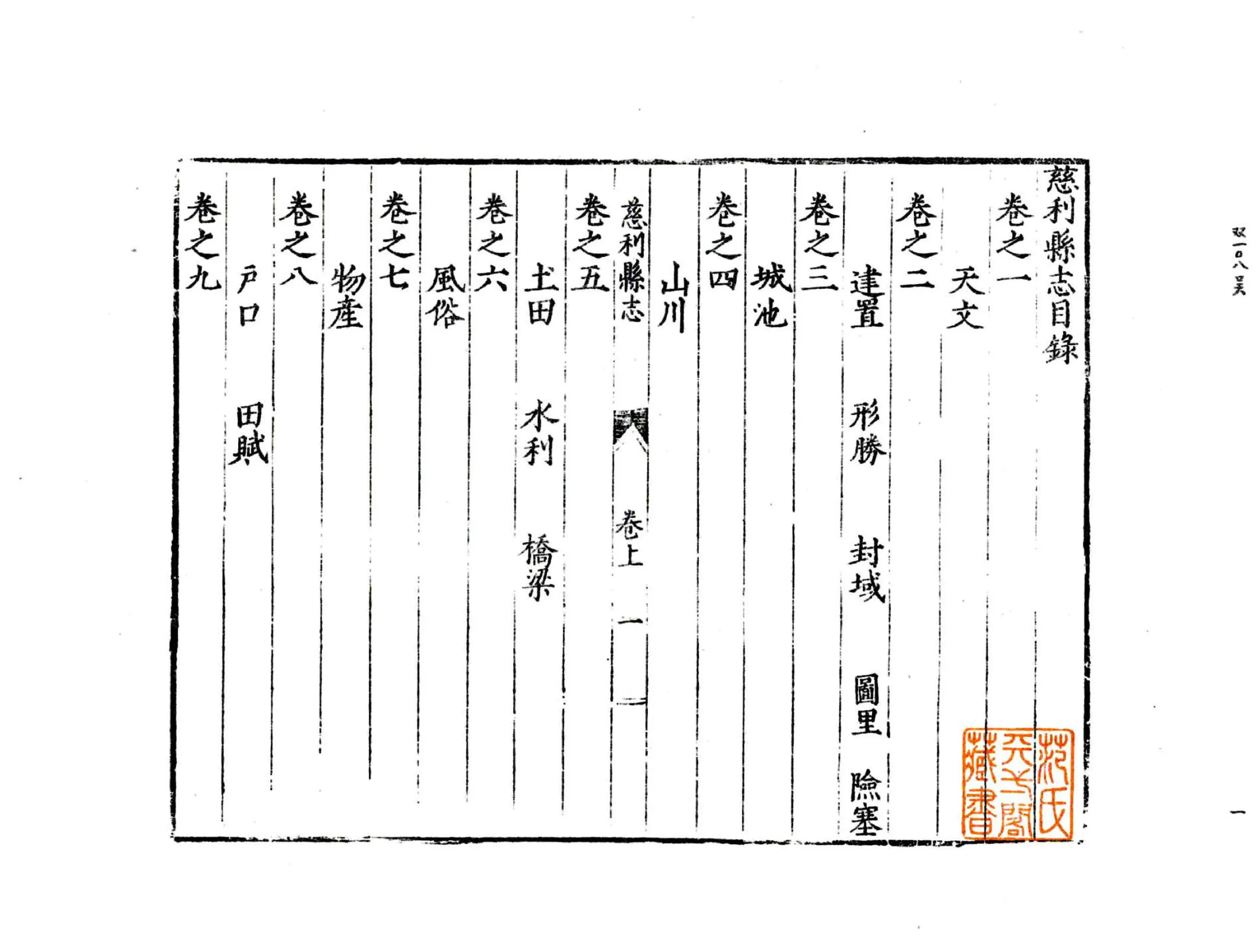 慈利县志（万历） 在线预览第3页