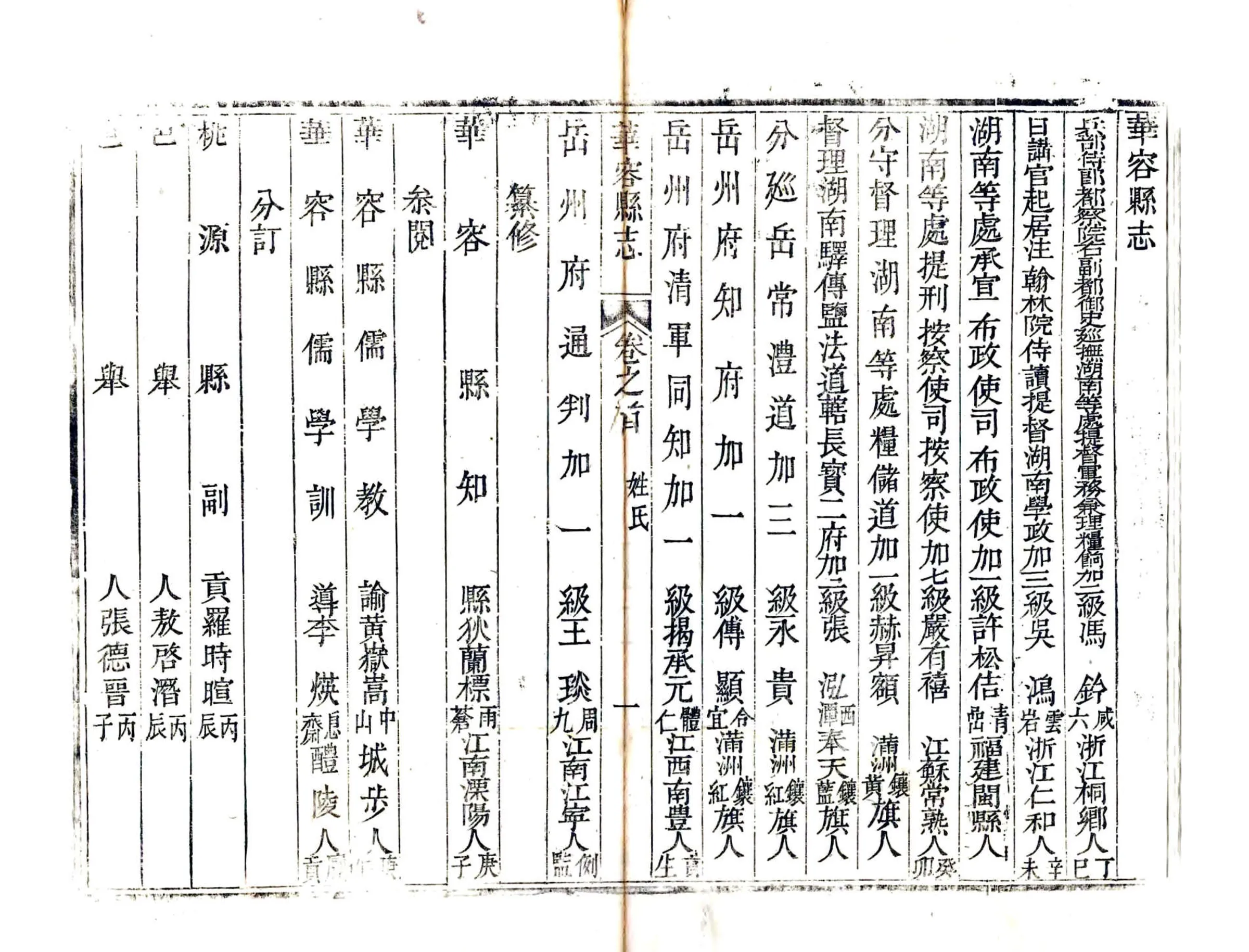 华容县志（乾隆） 在线预览第5页
