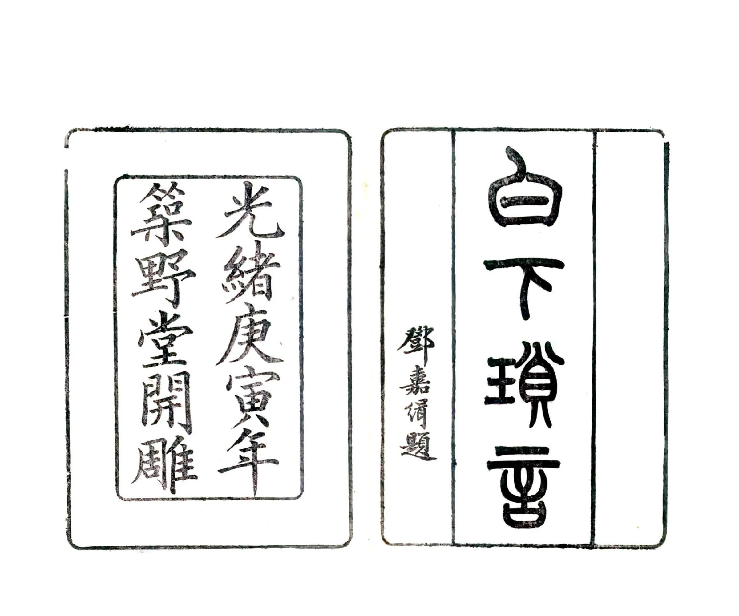 白下琐言（光绪） 在线预览第2页