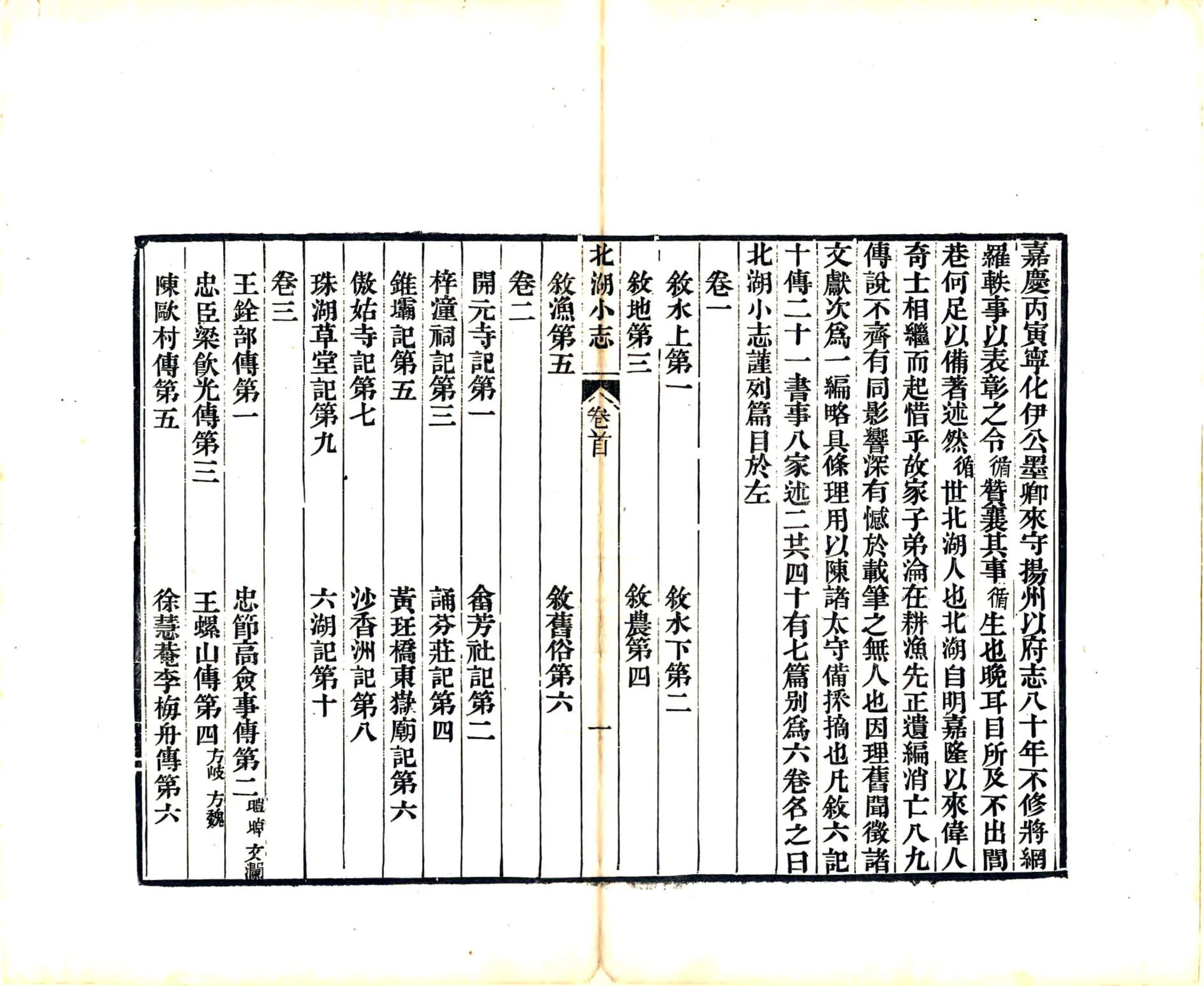 北湖小志（嘉庆） 在线预览第4页