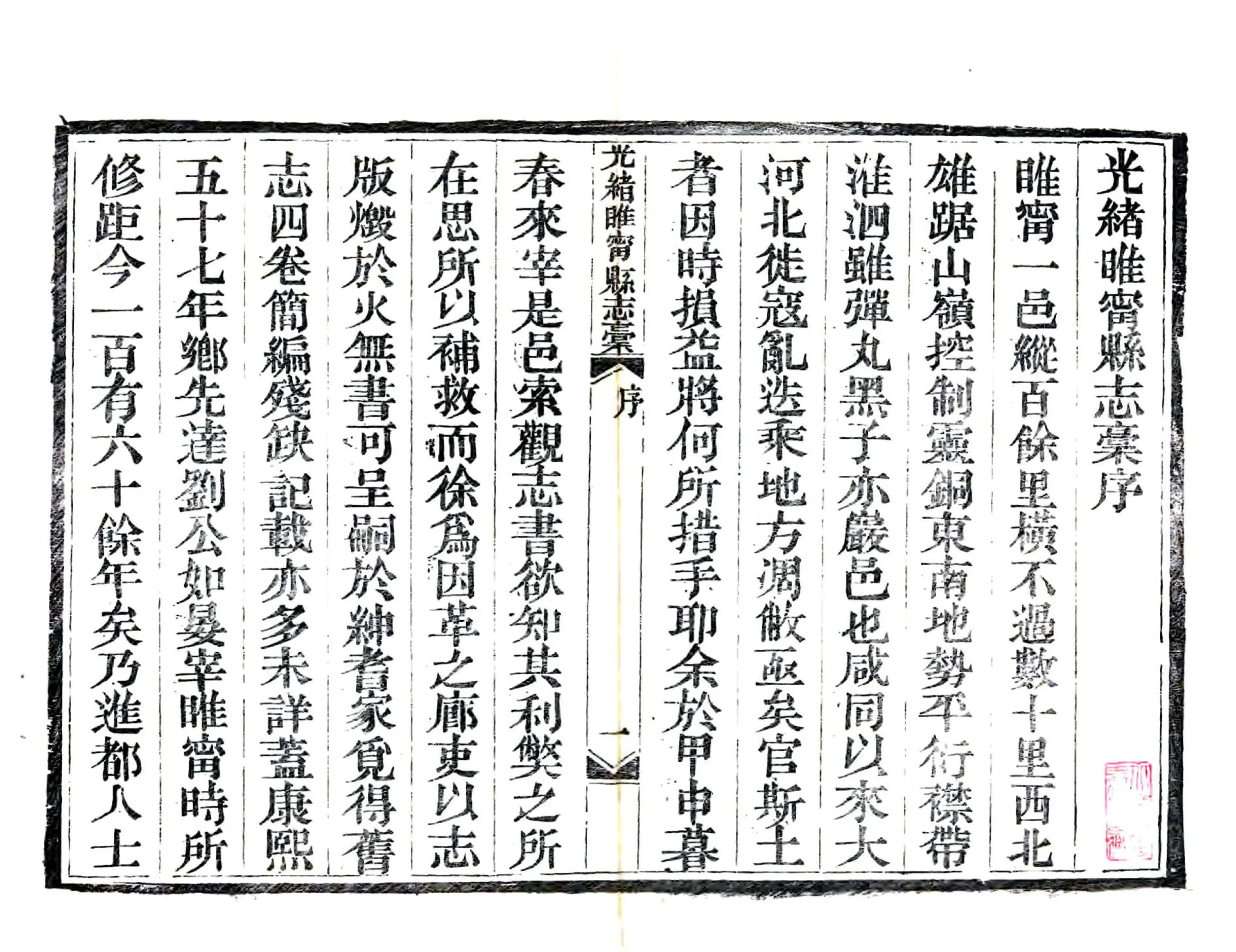 光绪睢宁县志稿 在线预览第2页