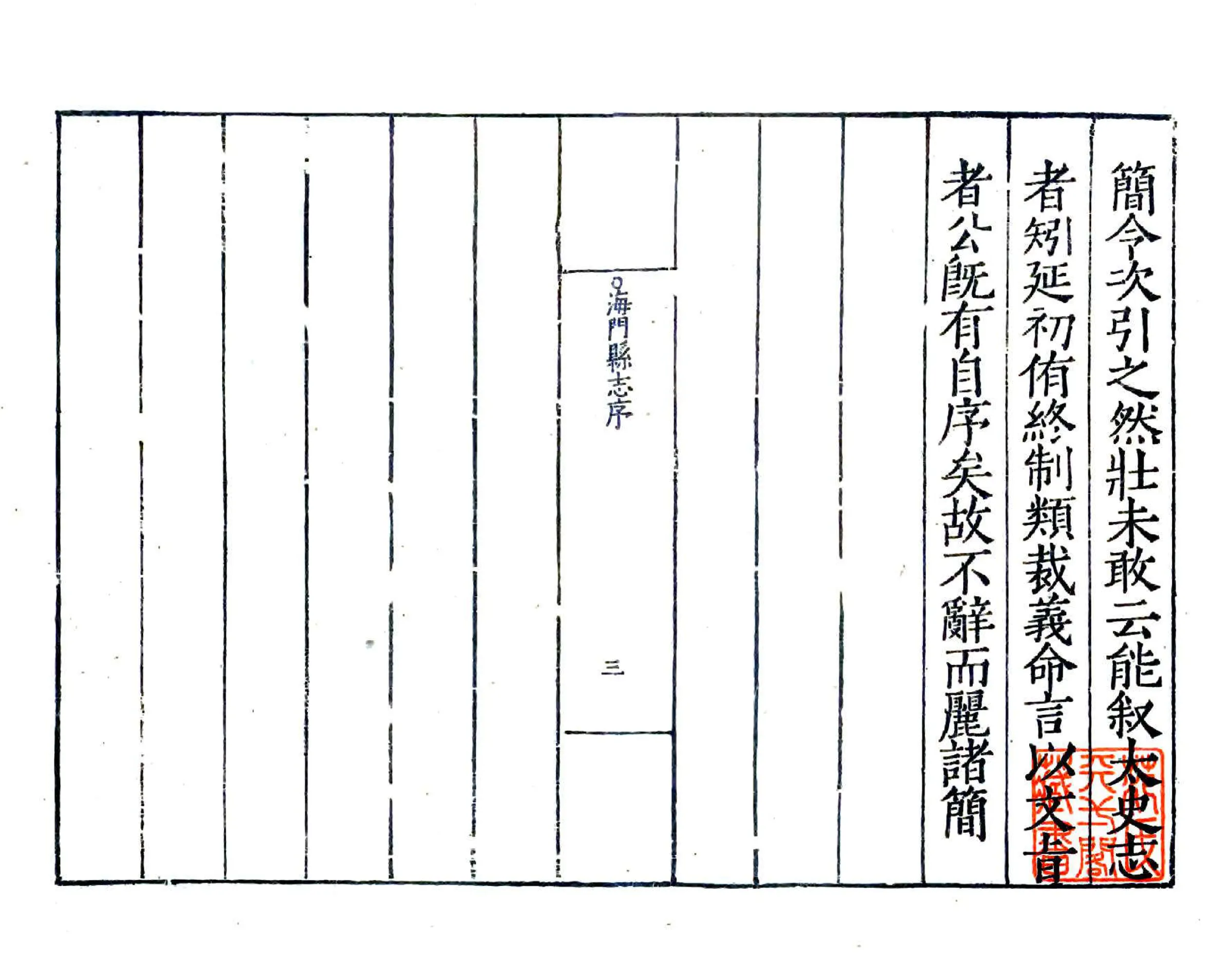 海门县志集（嘉靖） 在线预览第5页