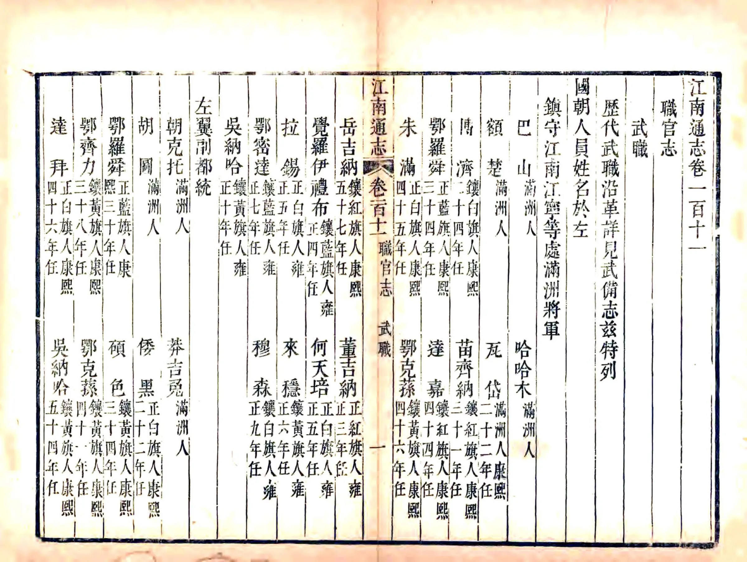 江南通志（乾隆）卷101-120 缺卷101-110 在线预览第1页