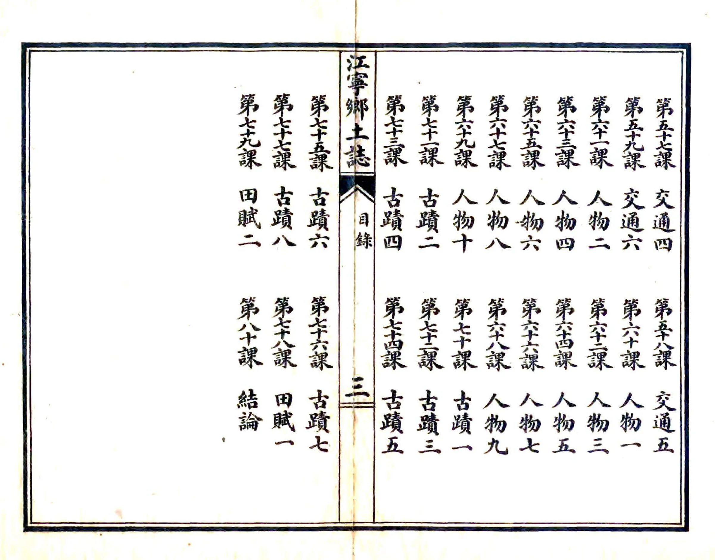 江宁乡土志（民国） 在线预览第3页