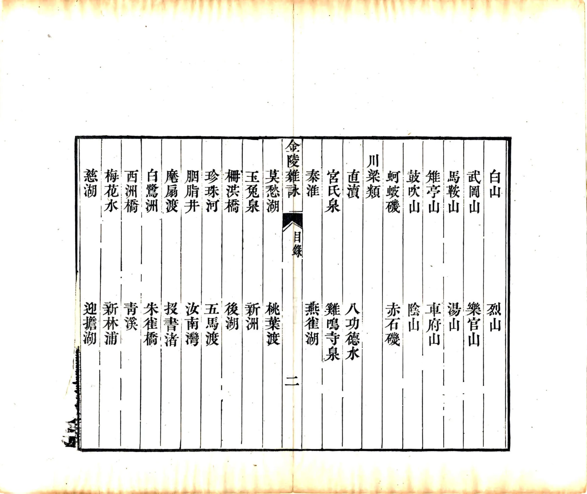 金陵杂咏（乾隆） 在线预览第8页