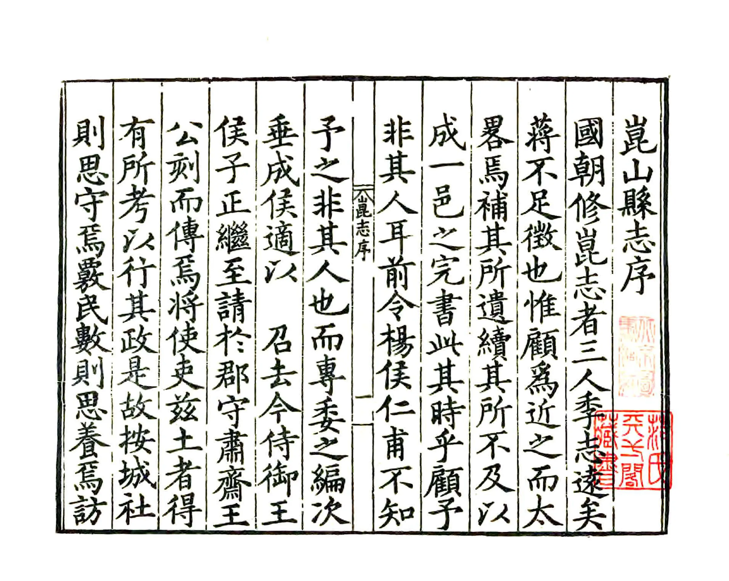 昆山县志（嘉靖） 在线预览第3页