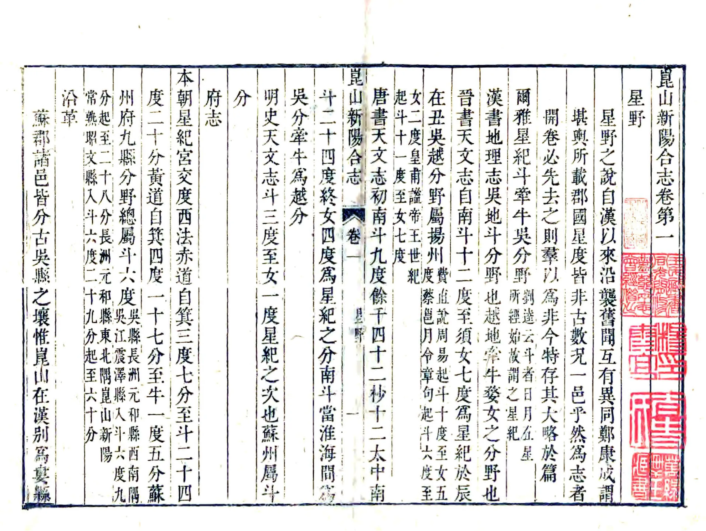 昆山新阳合志（乾隆） 在线预览第1页