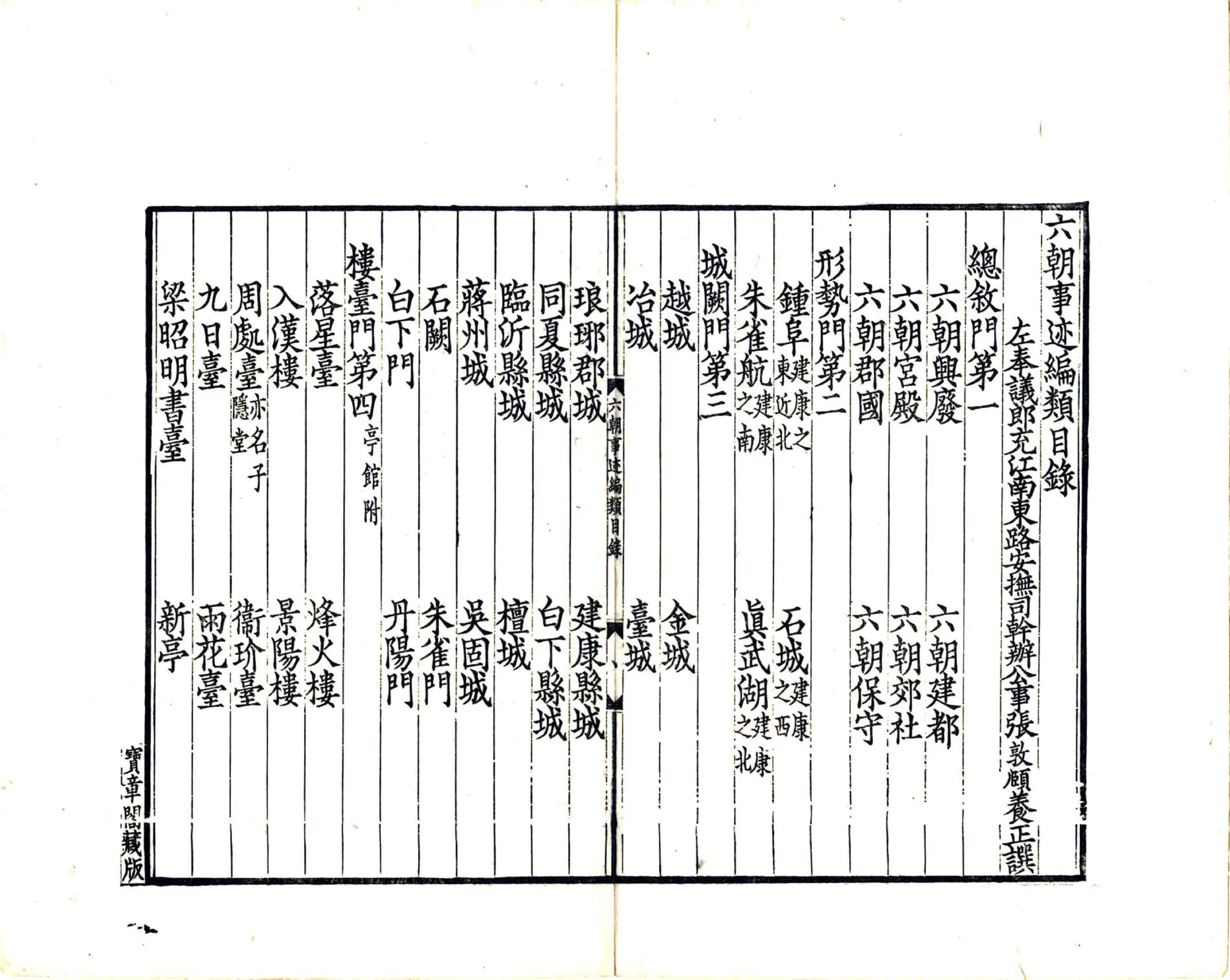 六朝事迹编类（宋绍兴 光绪刻本） 在线预览第5页