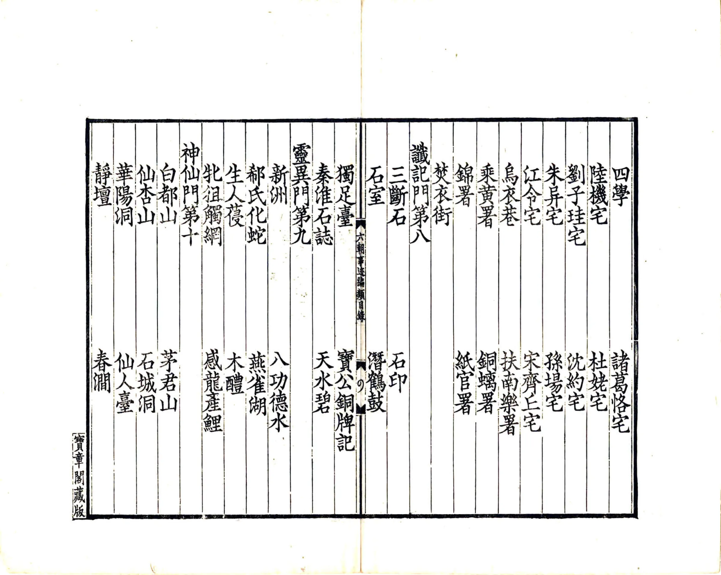 六朝事迹编类（宋绍兴 光绪刻本） 在线预览第8页