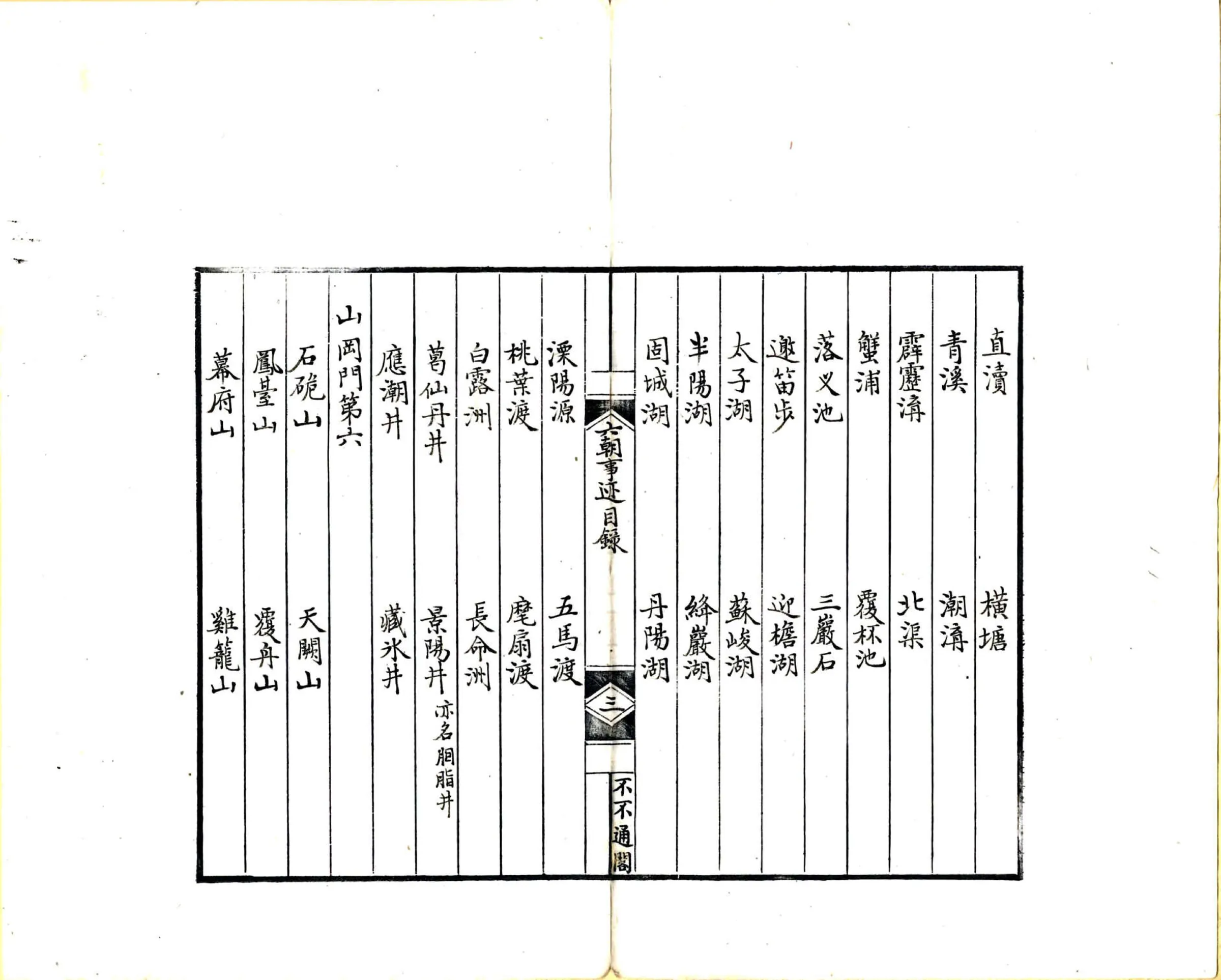 六朝事迹编类（宋绍兴 清抄本） 在线预览第6页