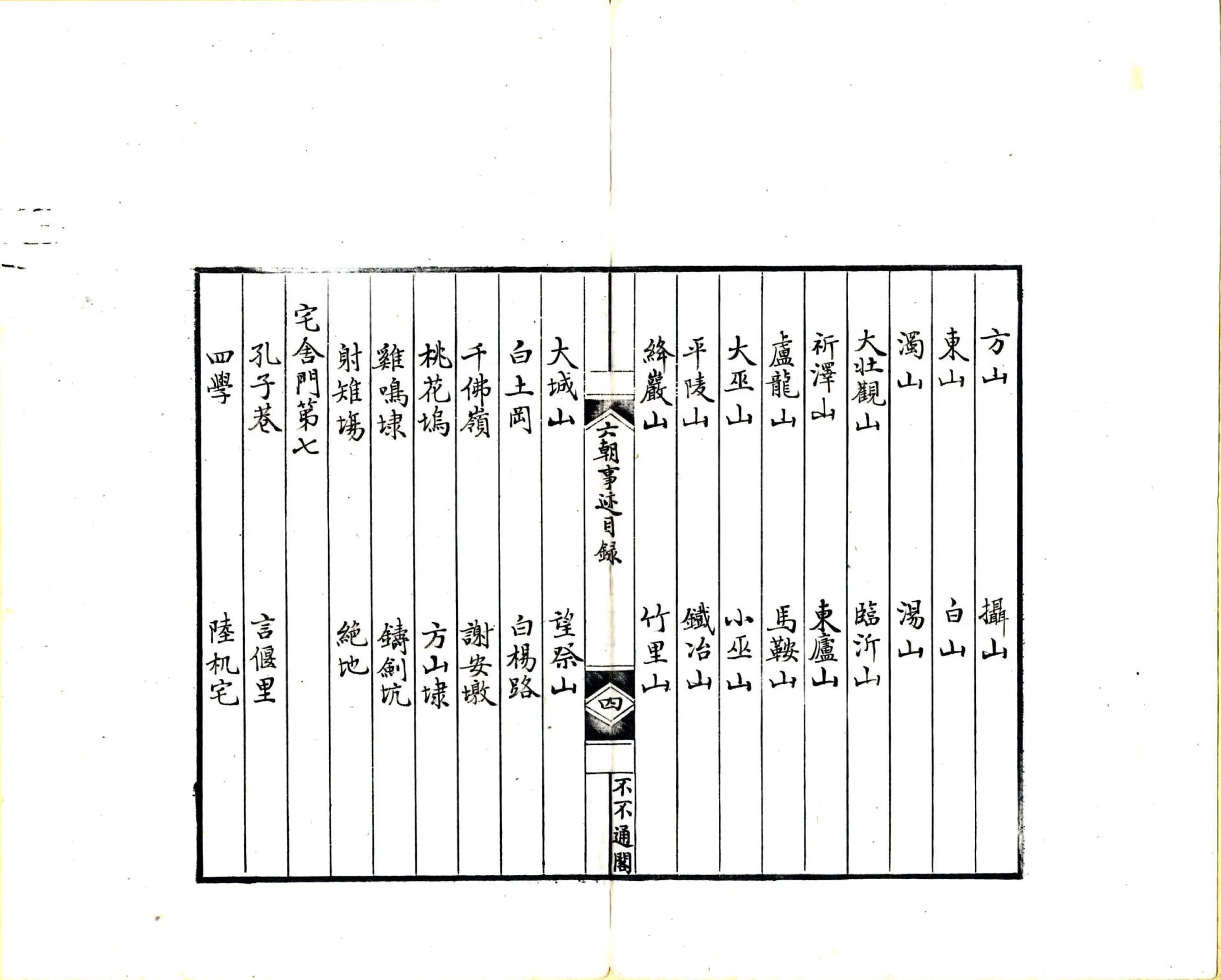 六朝事迹编类（宋绍兴 清抄本） 在线预览第7页