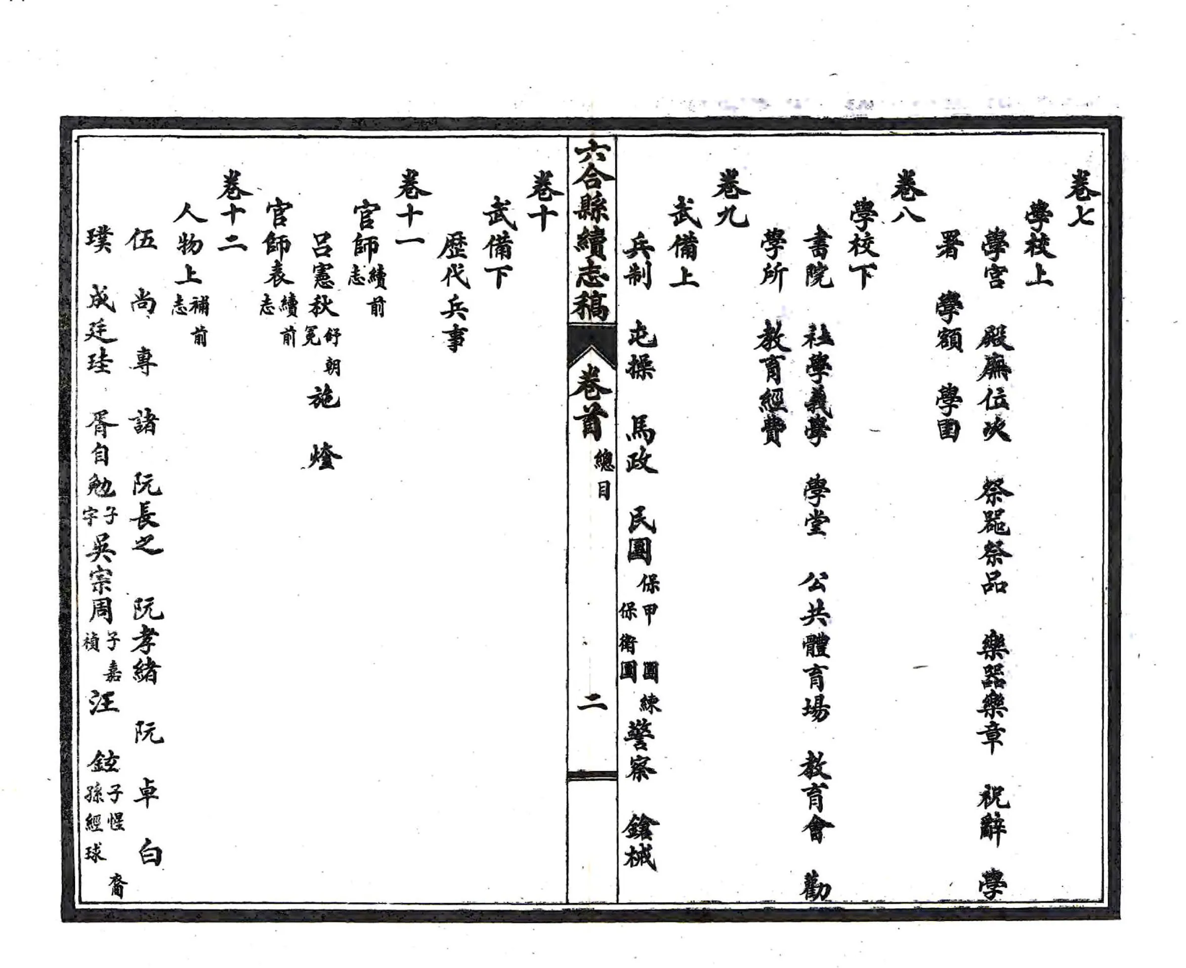 六合县续志稿（民国） 在线预览第4页