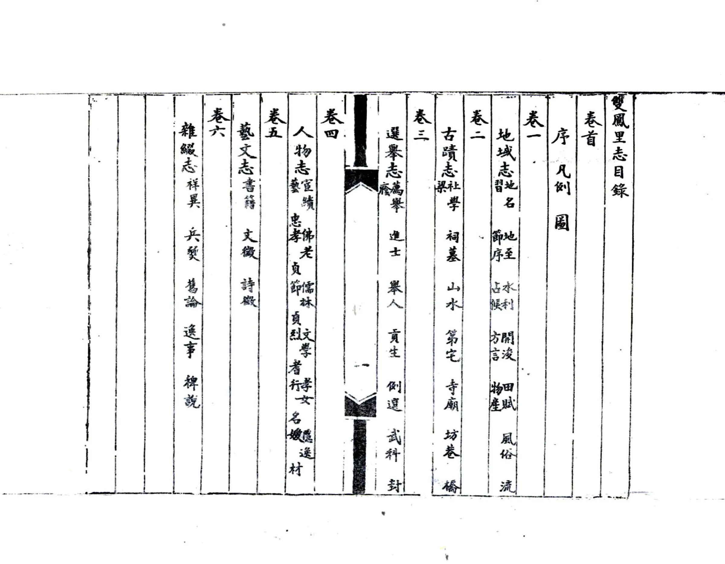双凤里志（道光） 在线预览第5页